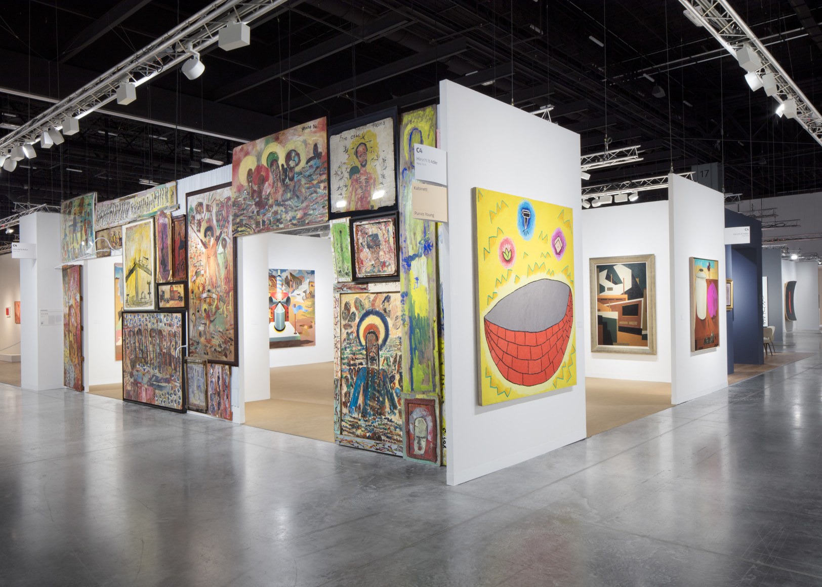 Installation of Art Basel Miami Booth