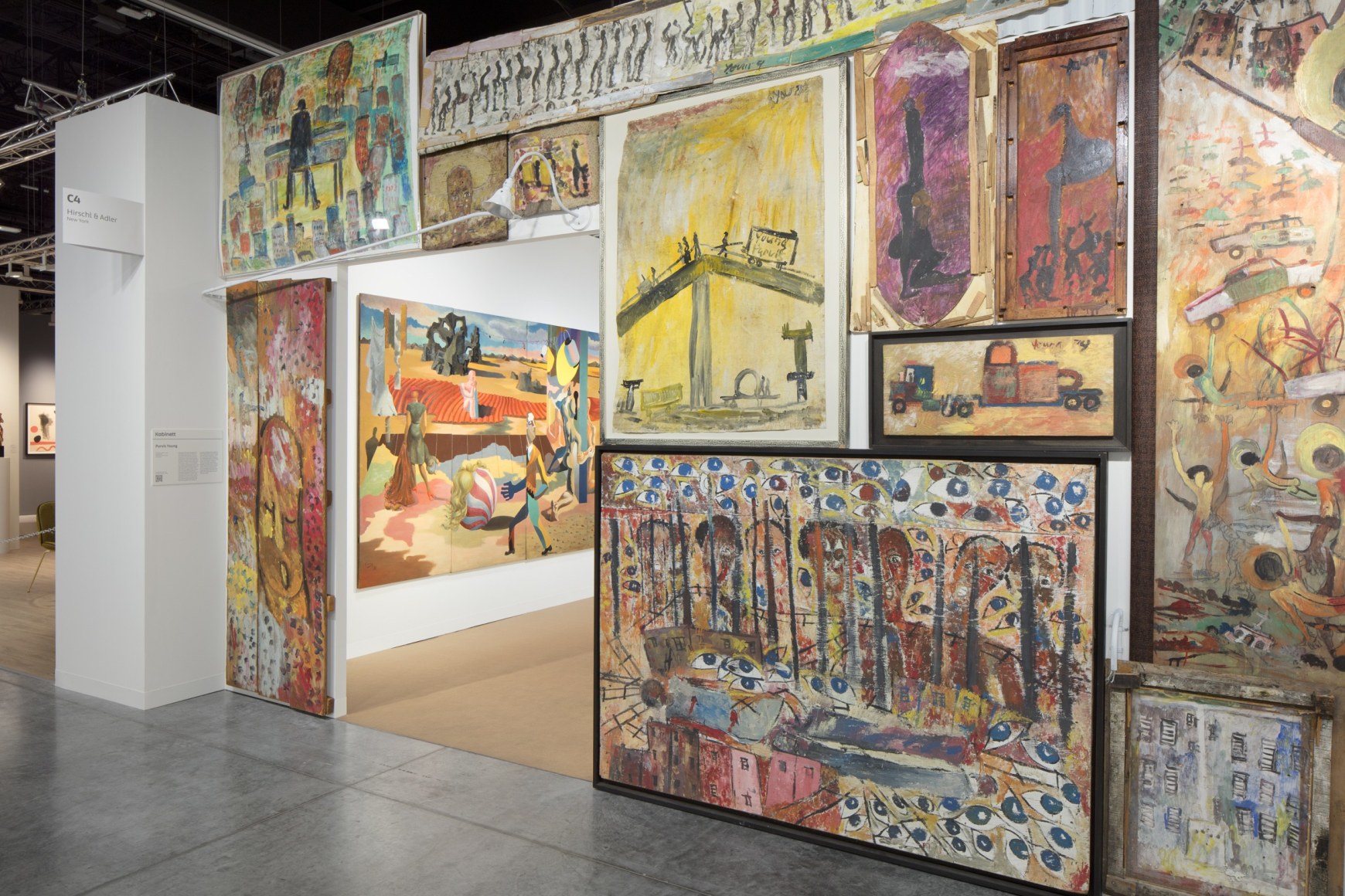 Installation of Art Basel Miami Booth