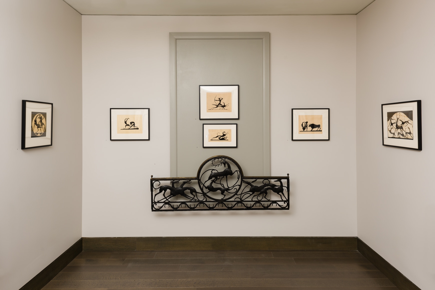 "Elegance of Outline: Silhouettes by Hunt Diederich (1884–1953" feature wall, Gallery 2.
