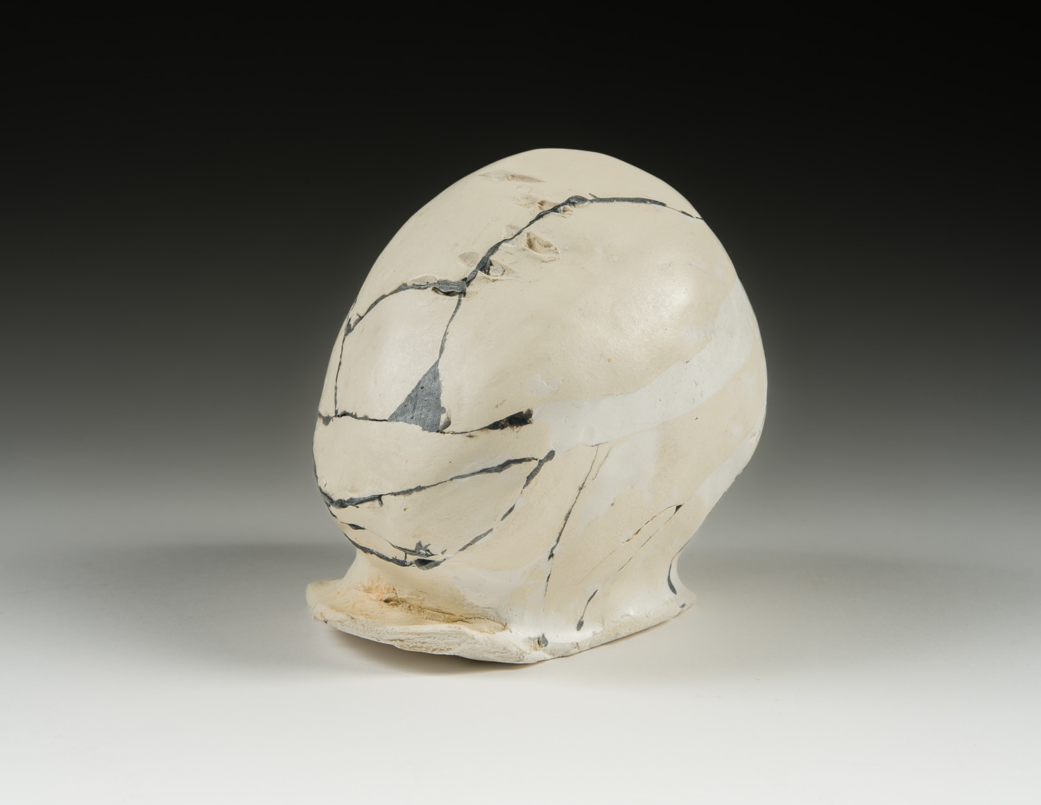María Elena González (b. 1957)  Head, 2020  Ceramic, plaster, epoxy  4 3/4 x 3 3/4 x 5 in.