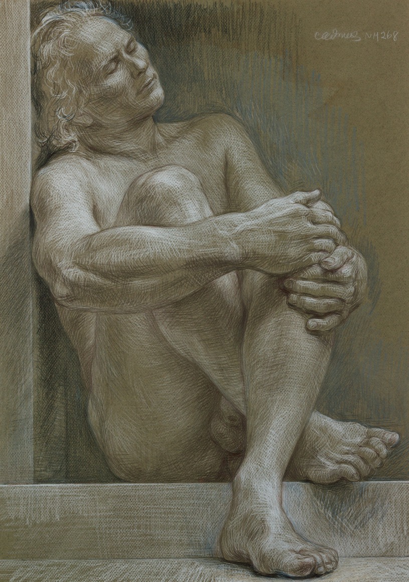 Paul Cadmus (1904-1999), Seated Nude, 1994