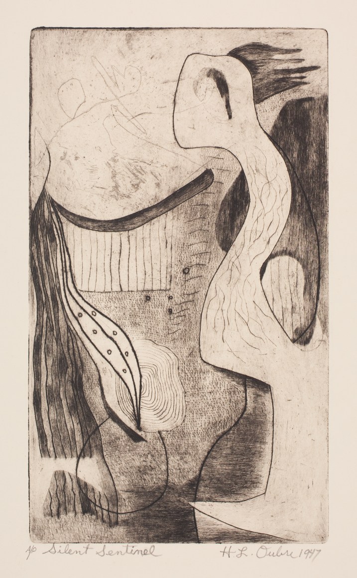 Hayward Oubre (1916-2006), Silent Sentinel, 1947