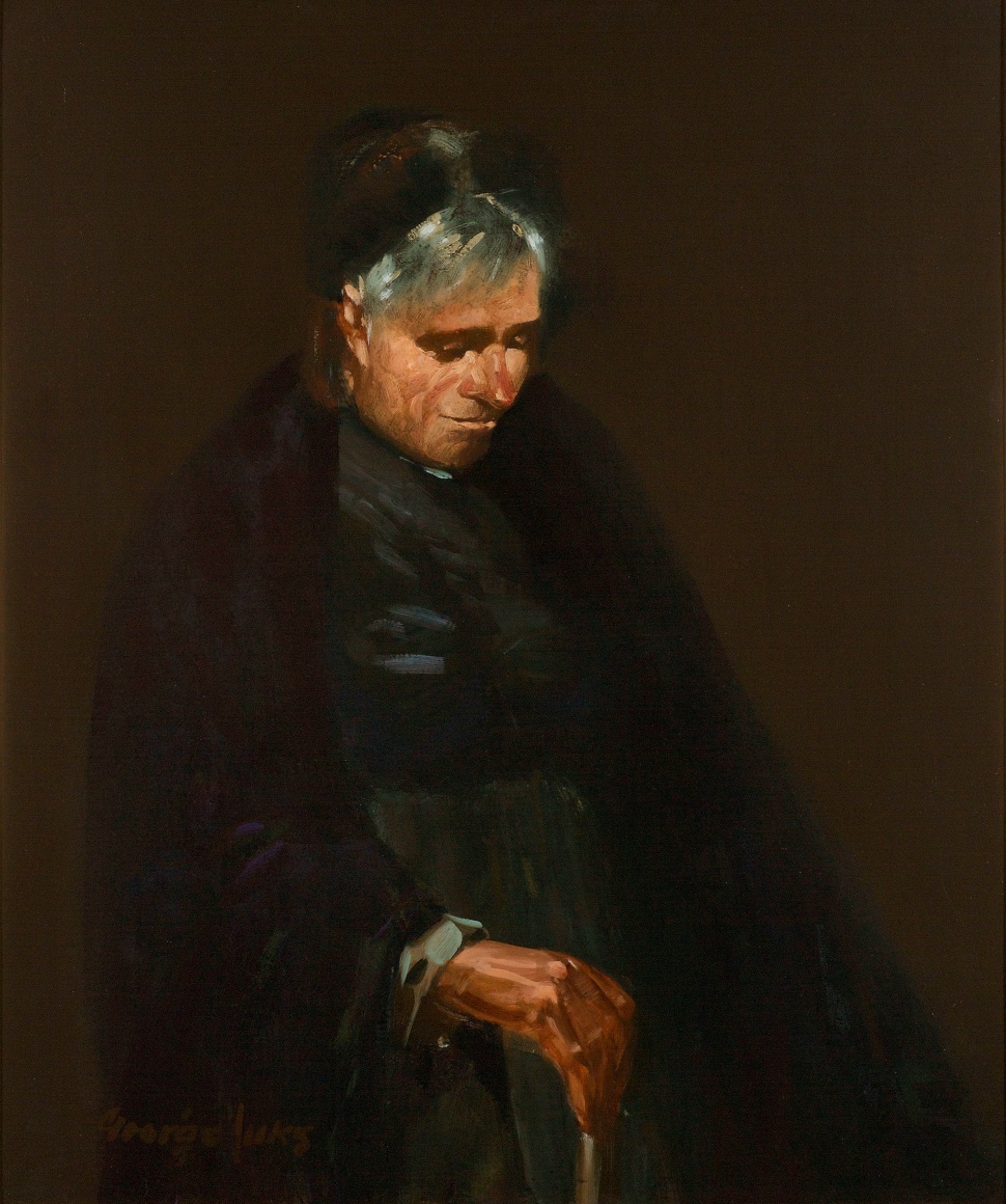 George Benjamin Luks (1867-1933), Matches Mary, circa 1905