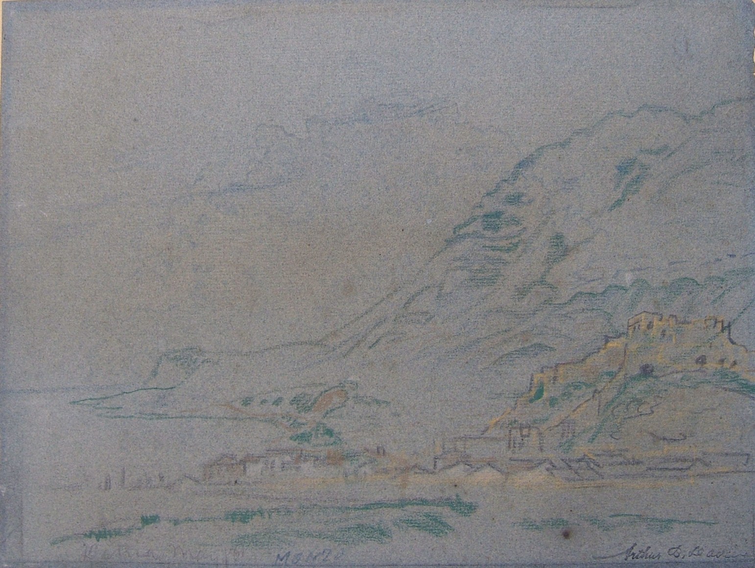 Arthur B. Davies (1862-1928), Mountain Landscape, circa 1900