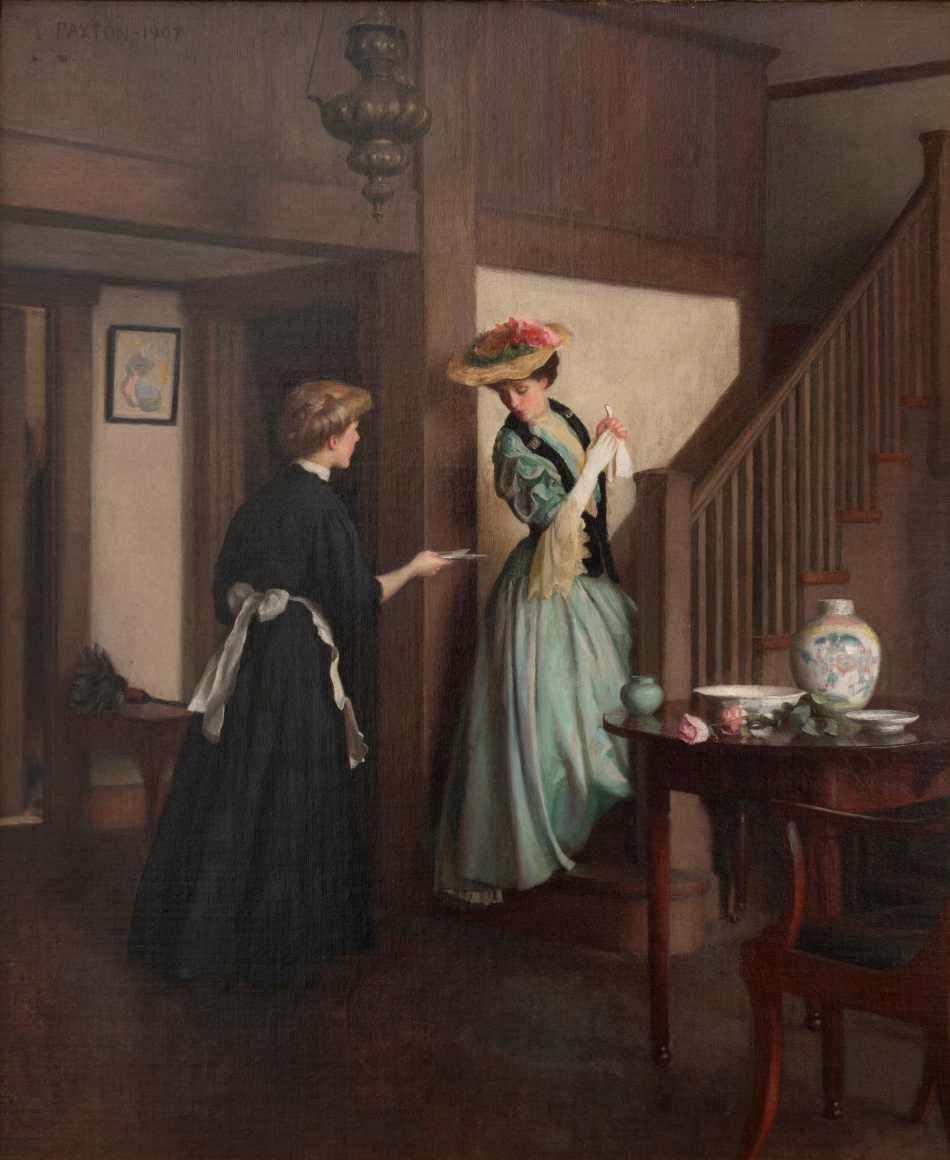 figures in an interior