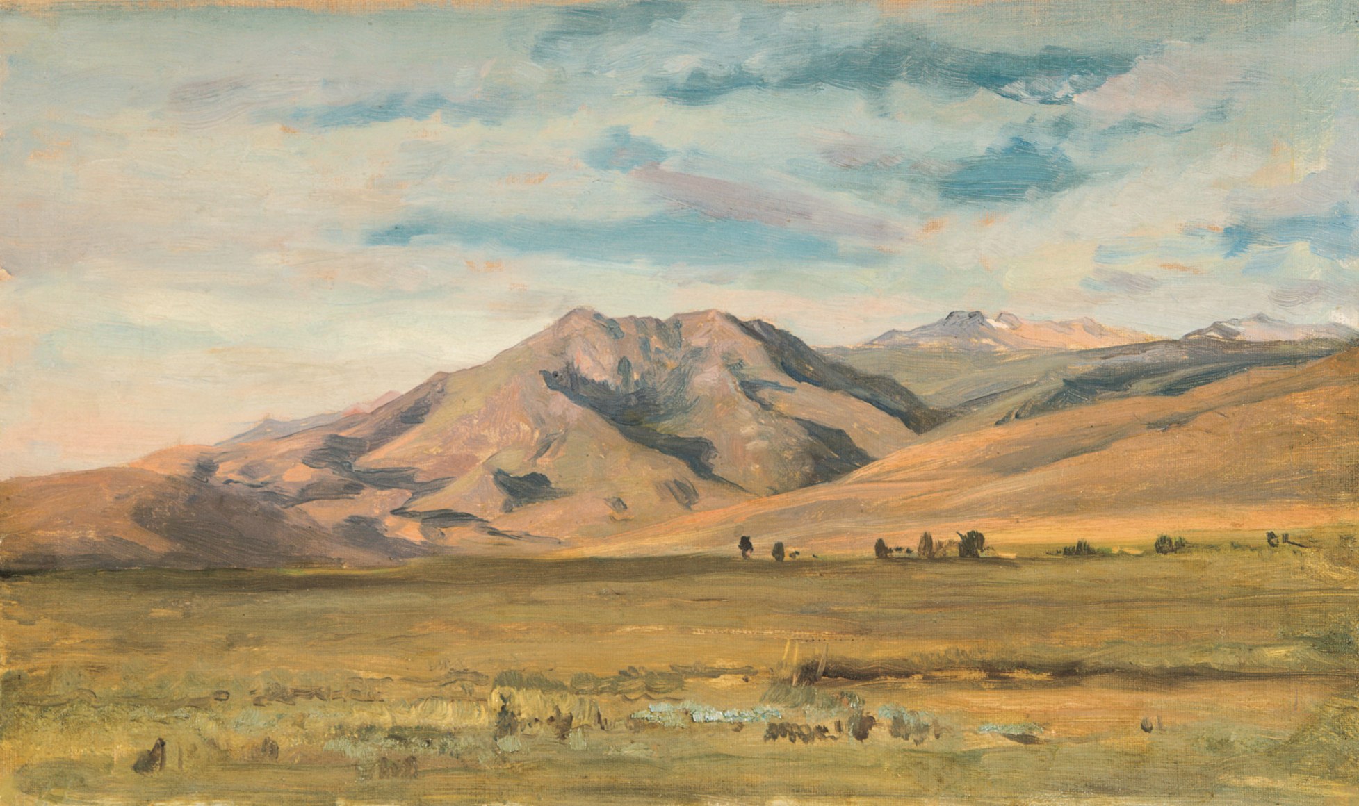 Jervis McEntee (1828-1891), Near Fort Halleck, circa 1881