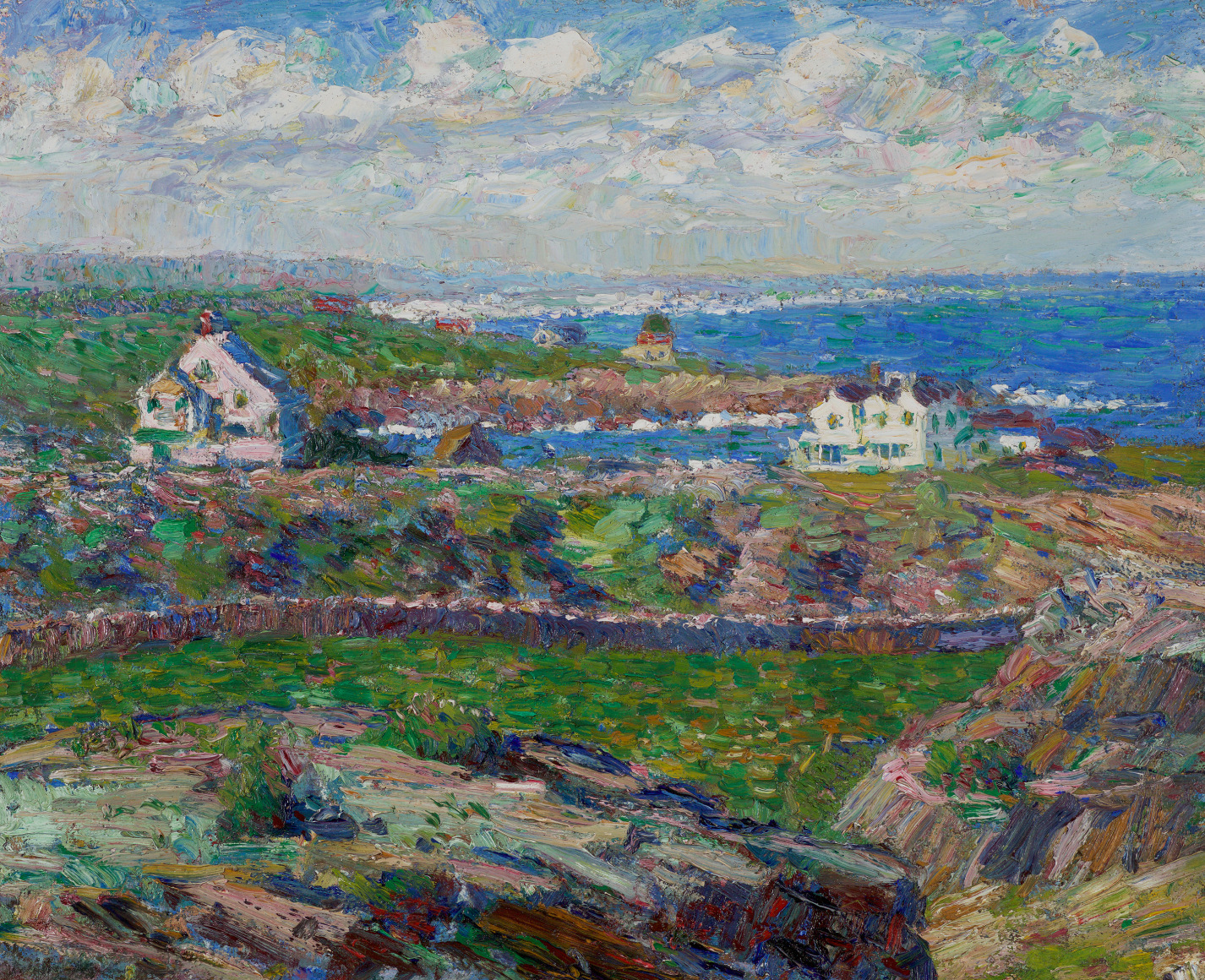 Walt Kuhn (1880-1949), Houses on the Sound, circa 1909