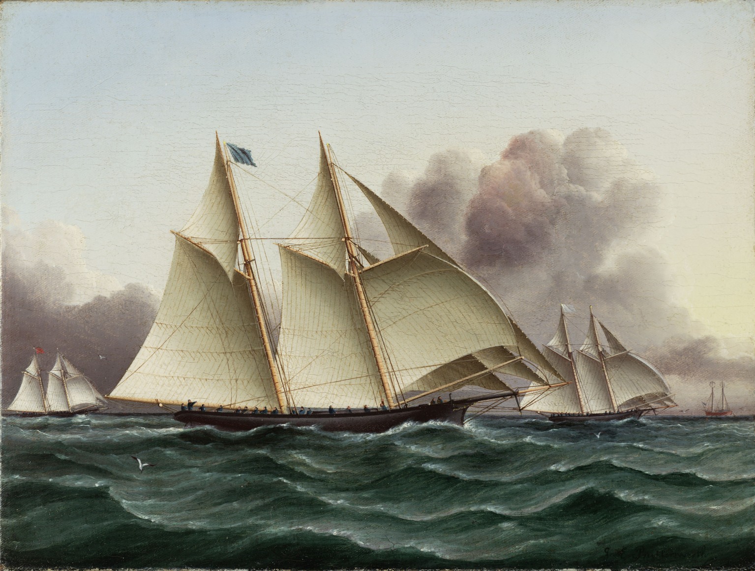 James Edward Buttersworth (1817-1894), The Henrietta