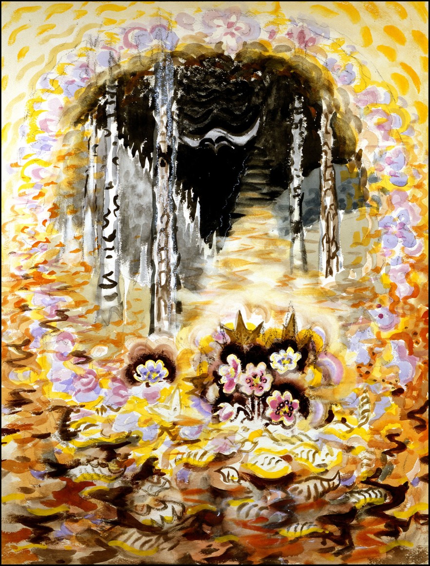 Charles Ephraim Burchfield (1893-1967)&nbsp;&nbsp; , Bee Hepaticas, circa 1962