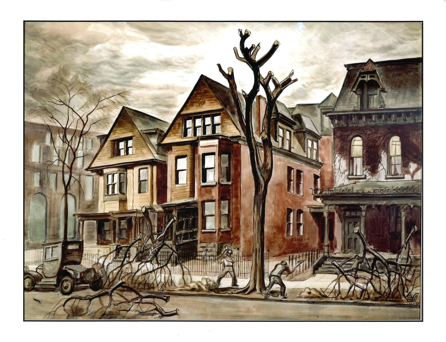 Charles Ephraim Burchfield (1893-1967) , Civic Improvement, 1927-1928