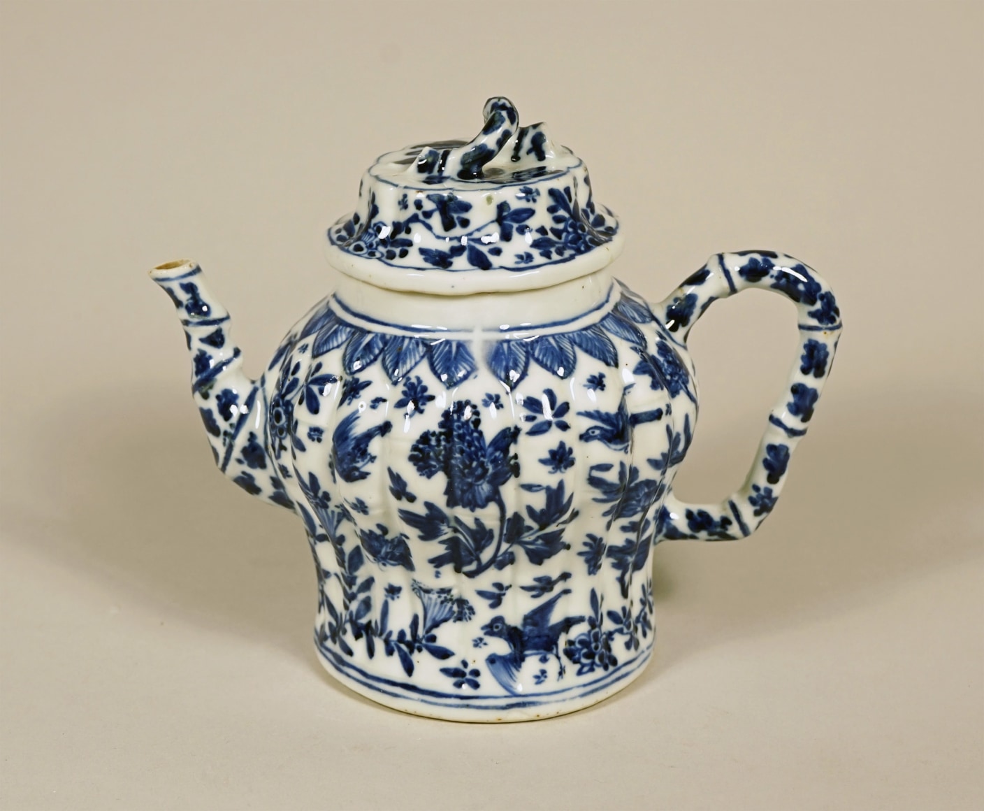 Chinese Blue and White Porcelain Teapot