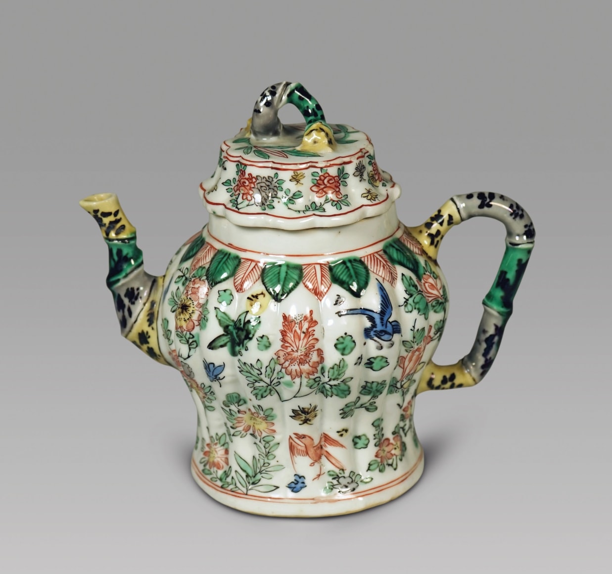 Chinese Famille Verte Glazed Porcelain