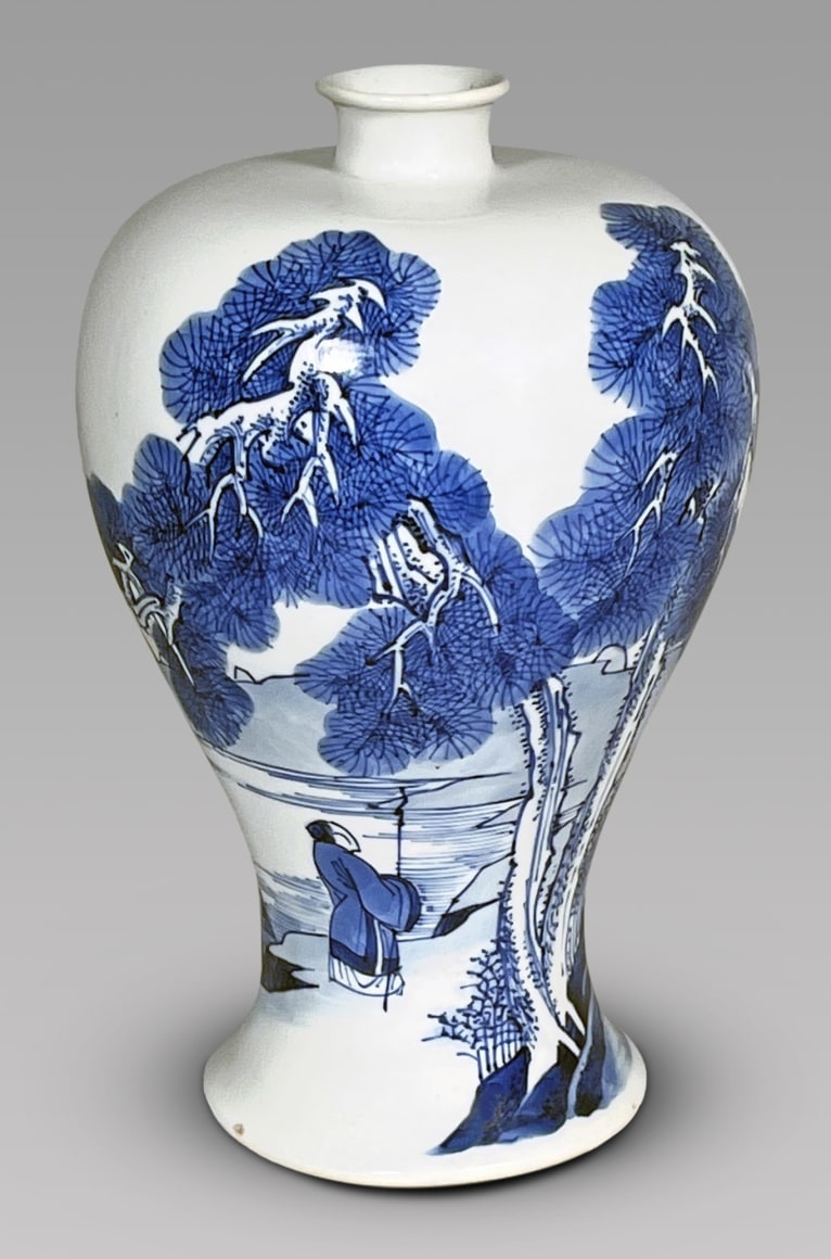 Chinese Blue and White Porcelain Meiping