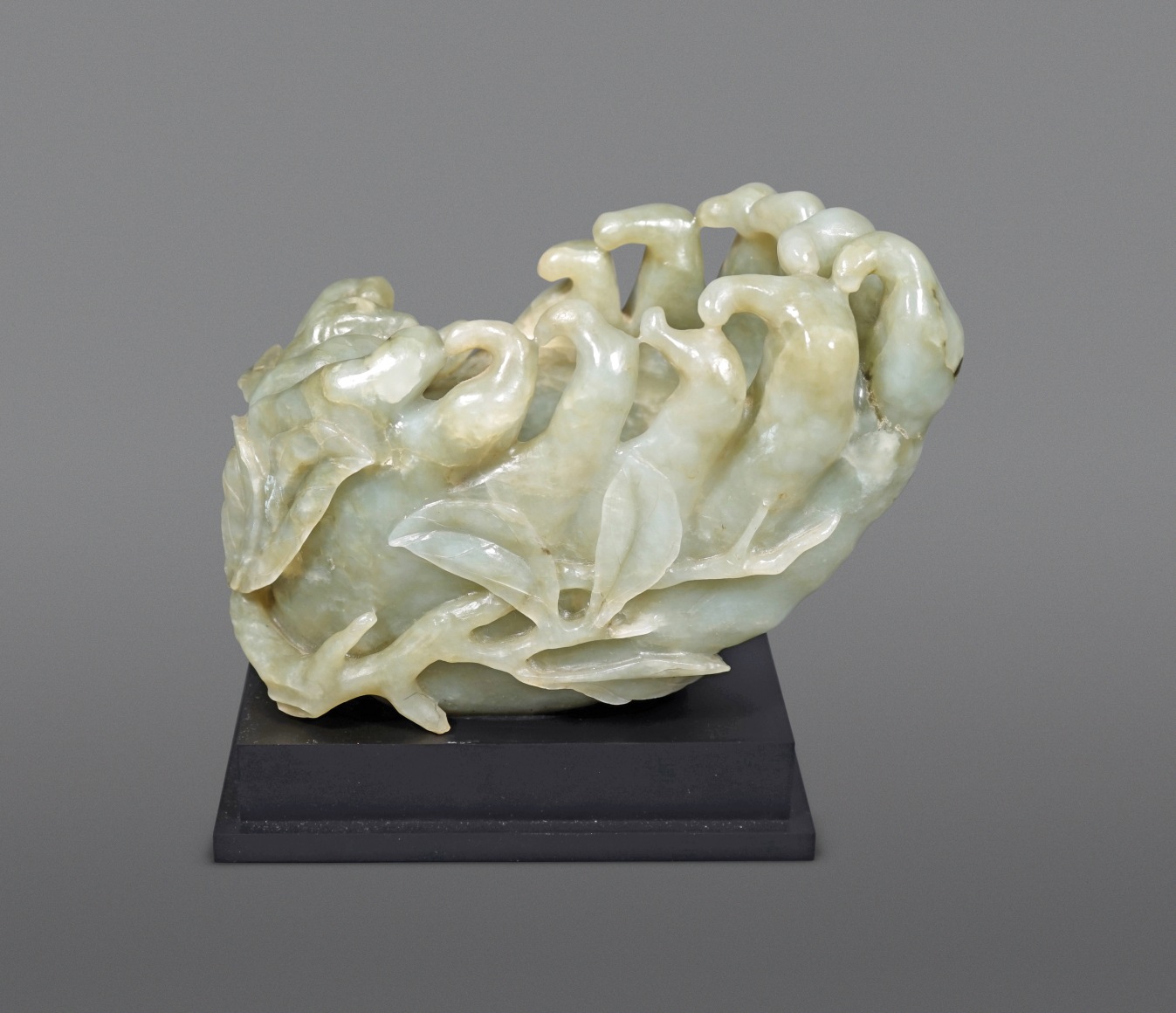 Fine Asian 19th C Natural Carved Ancient high quality Jade