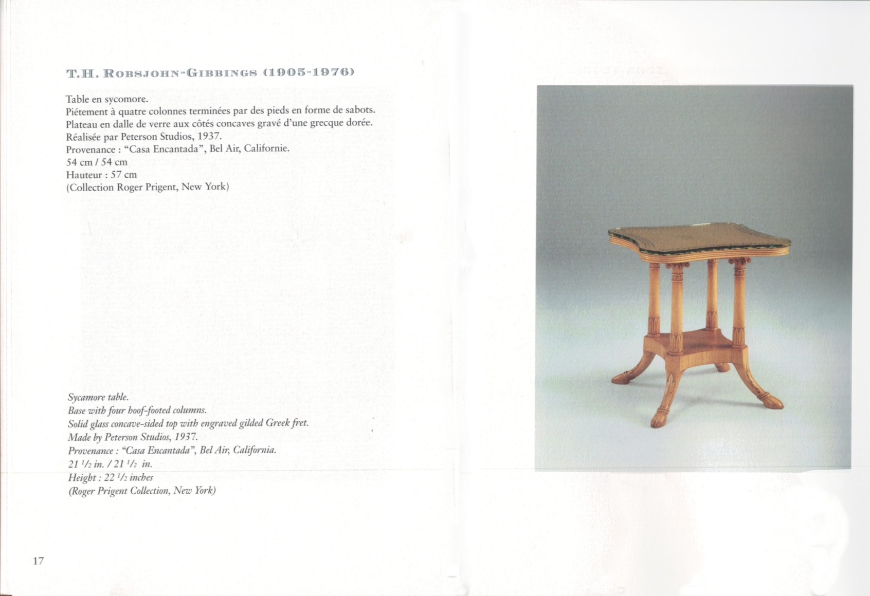 Robesjohn Gibbings Table