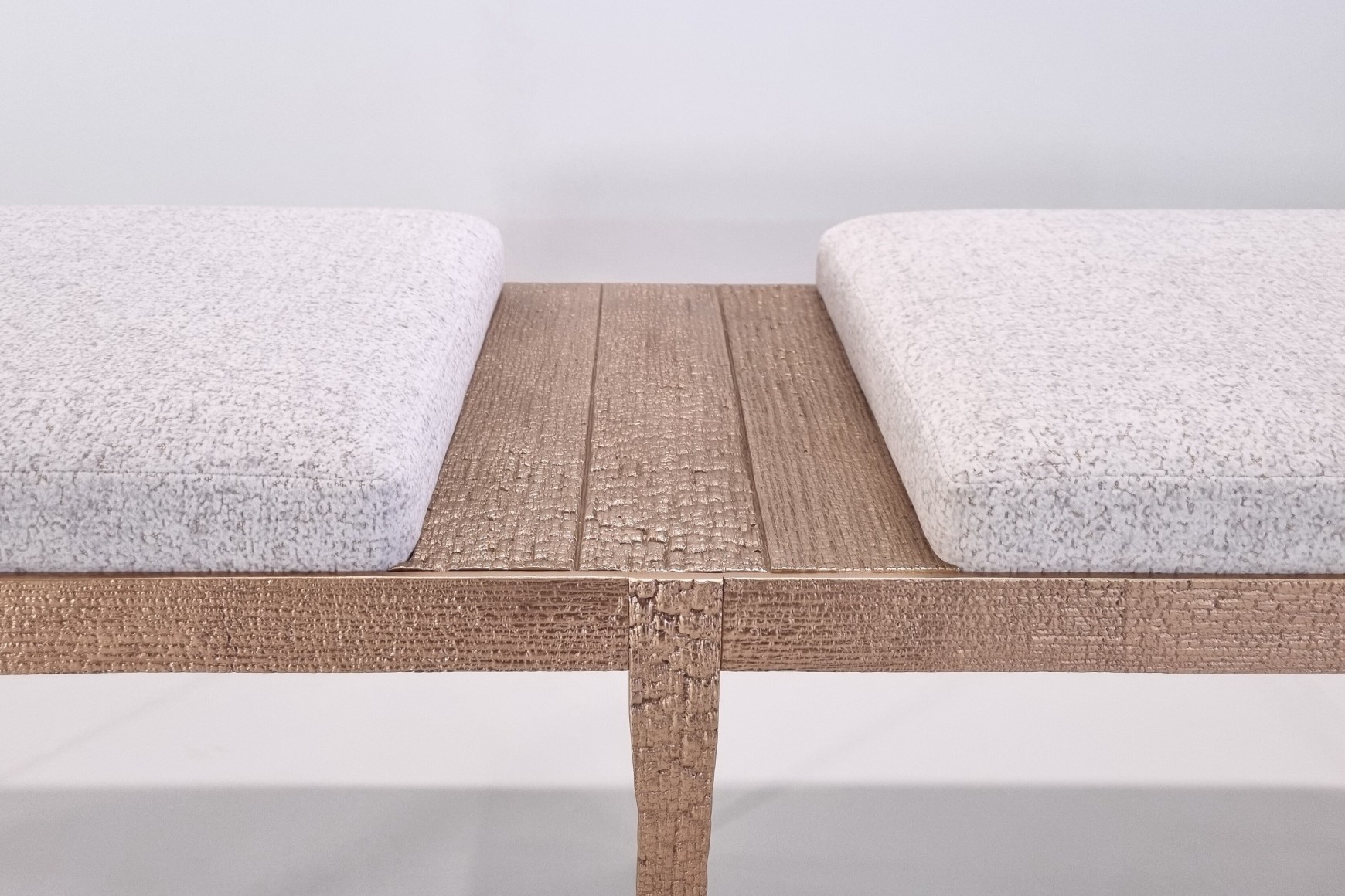 empreinte le mounier bronze bench