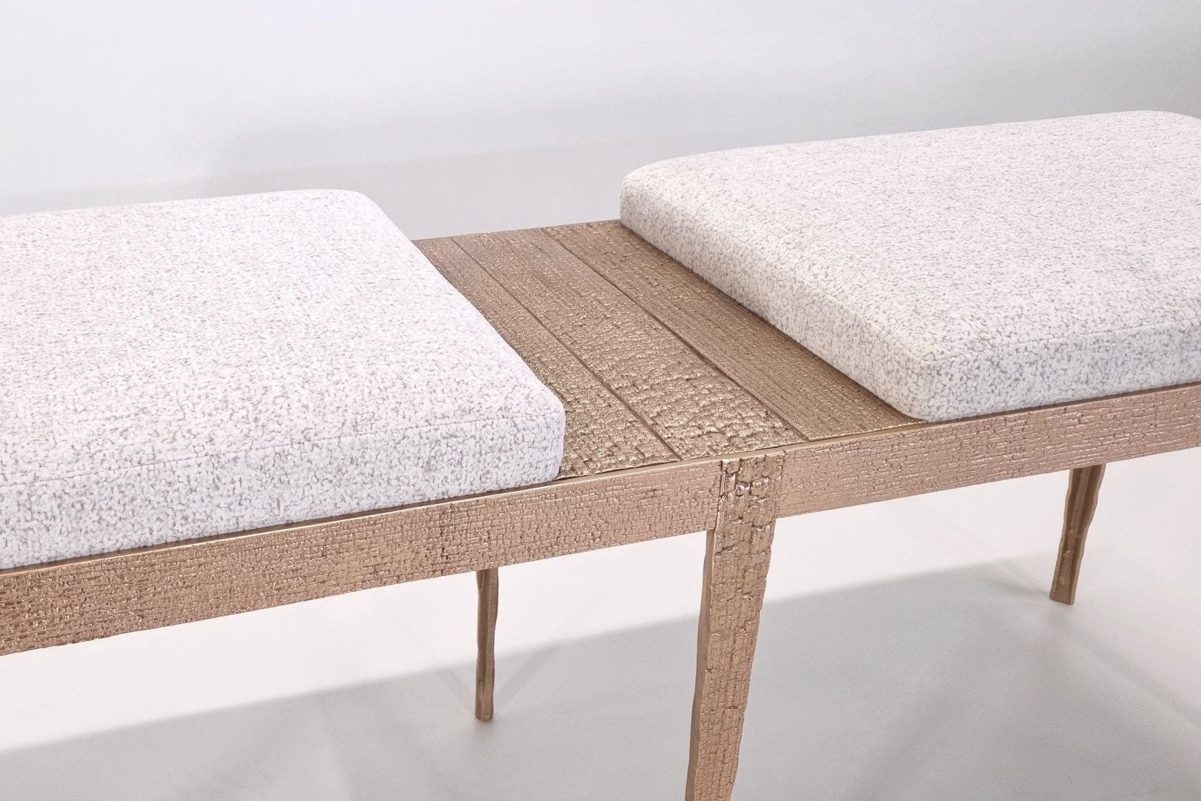 empreinte le mounier bronze bench