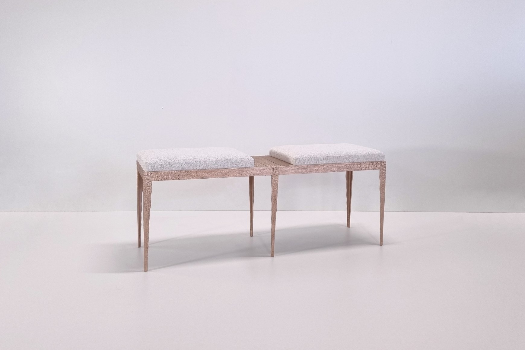 empreinte le mounier bronze bench