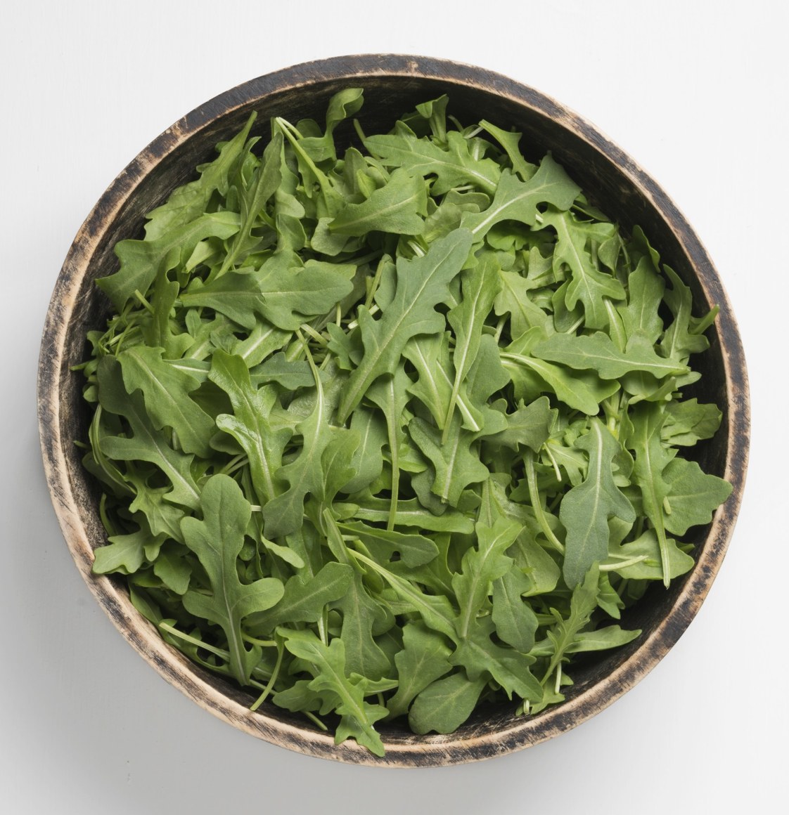 We grow the arugula that's native to the Mediterranean region, which is spicier and lasts longer than others in the market