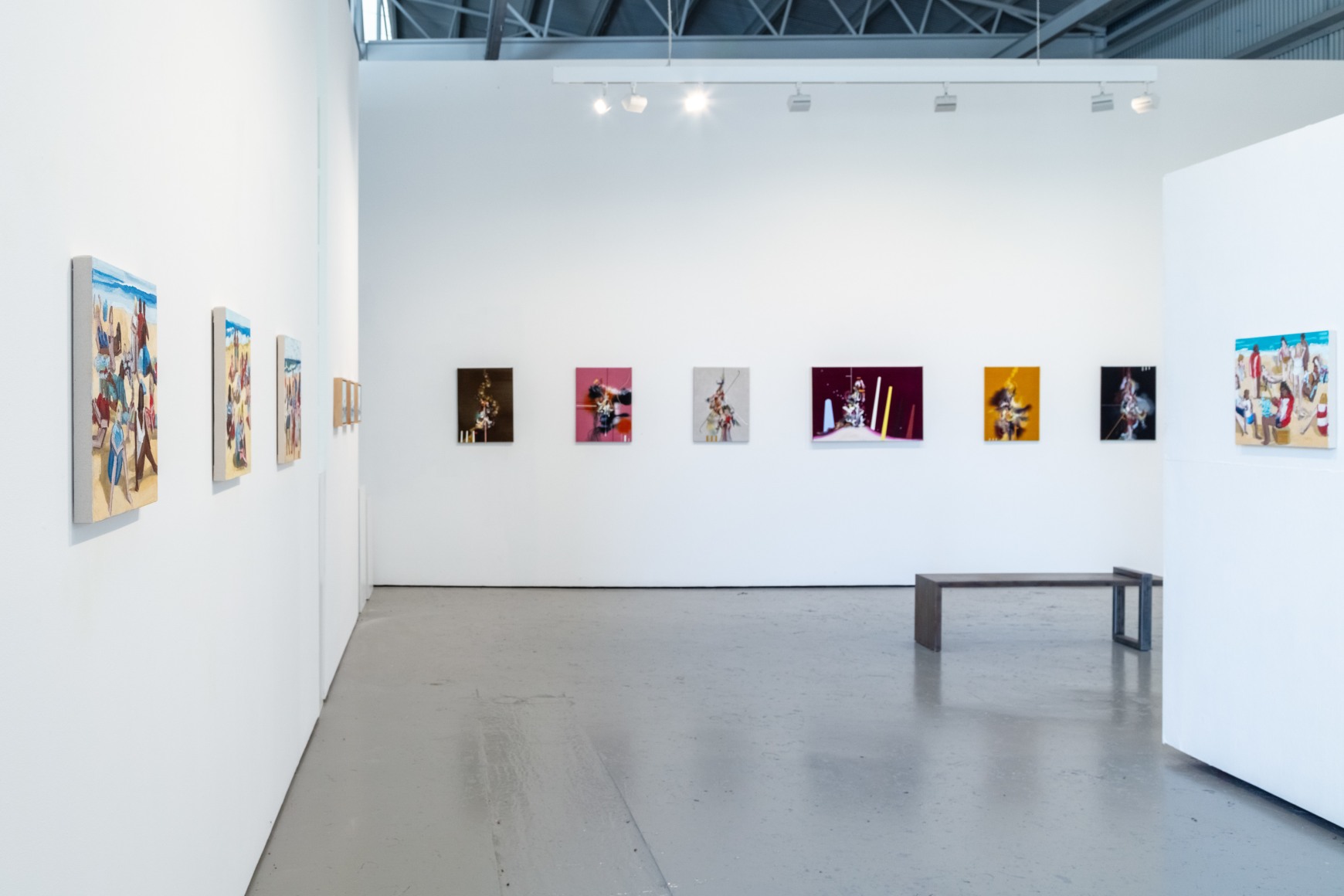 Installation view of Faris McReynolds &amp; Luke Whitlatch