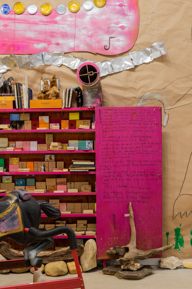 Gallery installation view of Ted Pope