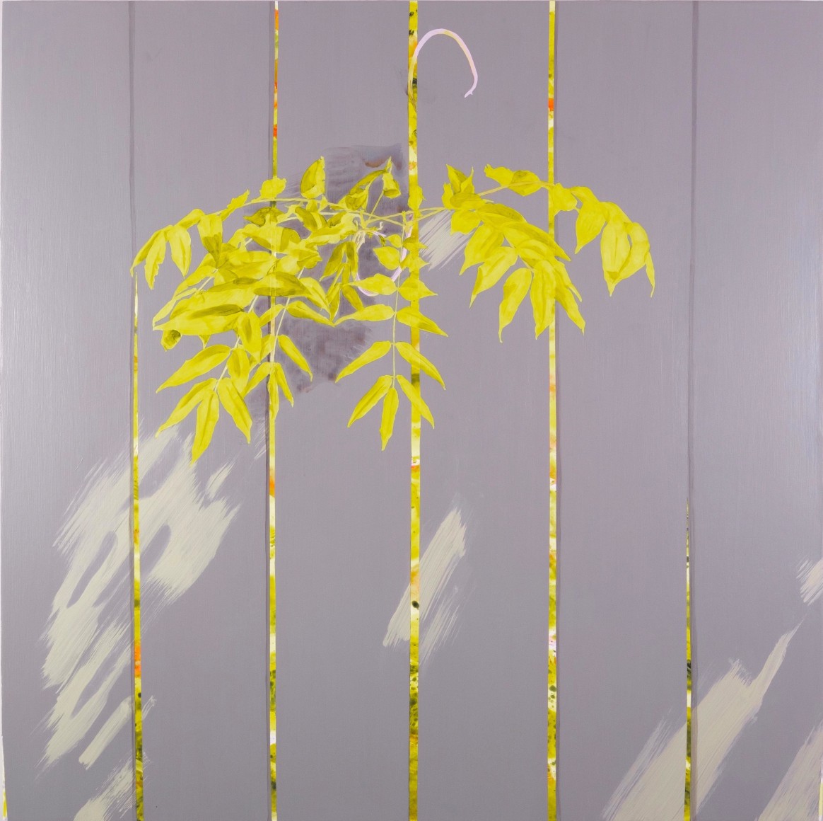 Hannah Cole  Persists, Takes Up Space, Turns Toward Light, 2019  Acrylic on canvas  36h x 36w in 91.44h x 91.44w cm  HC_021 Photorealistic painting