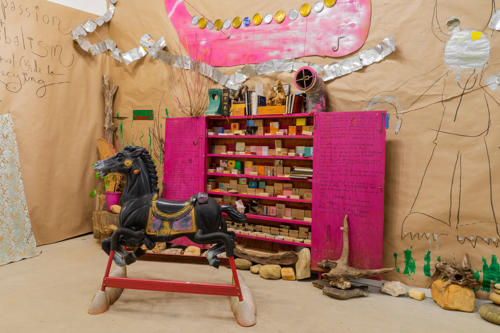 Gallery installation view of Ted Pope