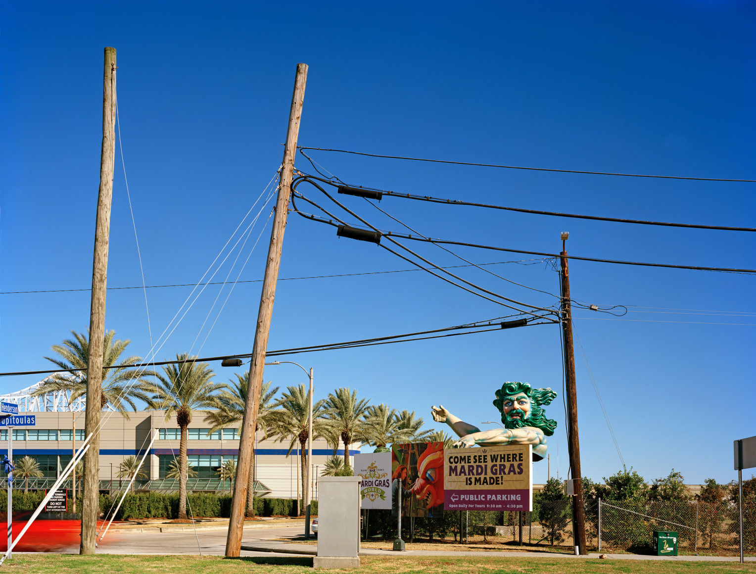 Jade, Doskow photograph of King Triton and Convention Center, New Orleans