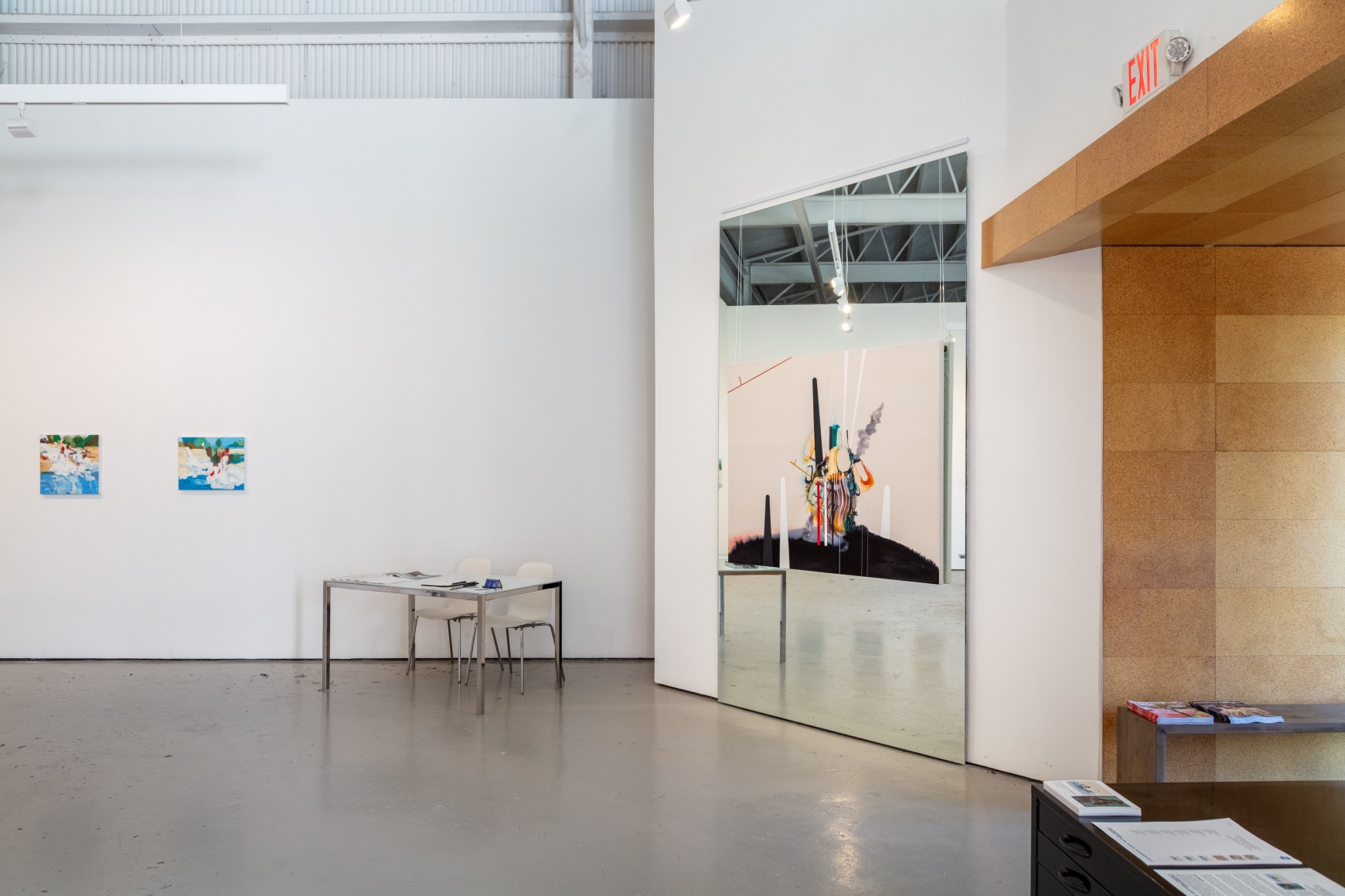 Installation view of Faris McReynolds &amp; Luke Whitlatch