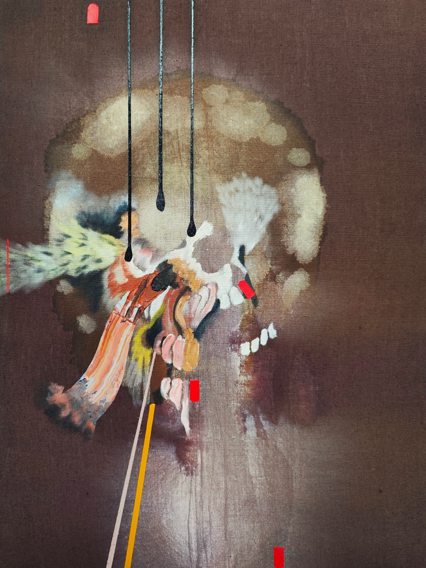 Abstract painting by Luke Whitlatch