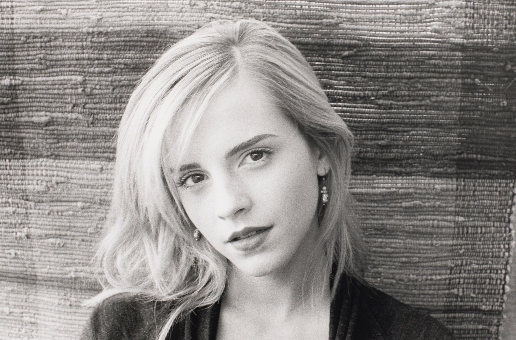 Philippe Sala&uuml;n (1943-)  Emma Watson, Paris, 2008  Gelatin silver print  12 x 16 inches (paper) 8 x 12 inches (image), Black and White Photography