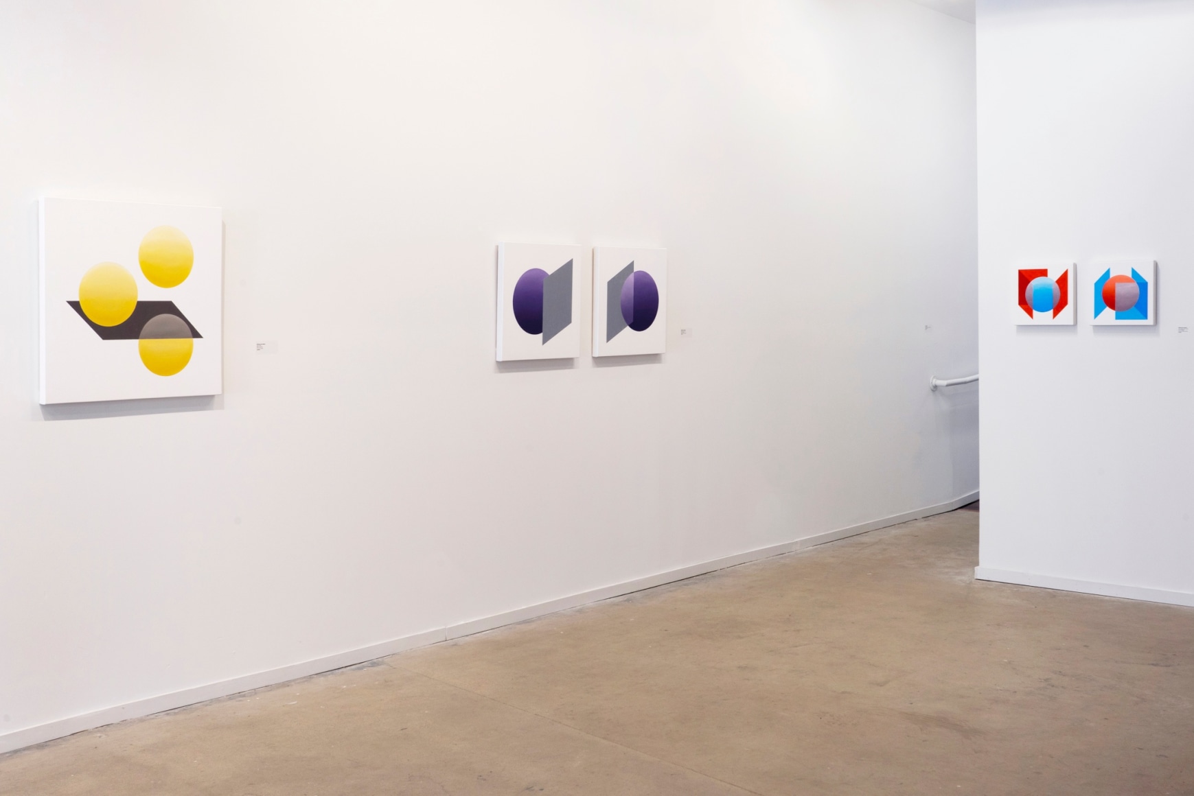 Gallery installation view of Ralston Fox Smith's solo exhibition &quot;Spheric&quot;