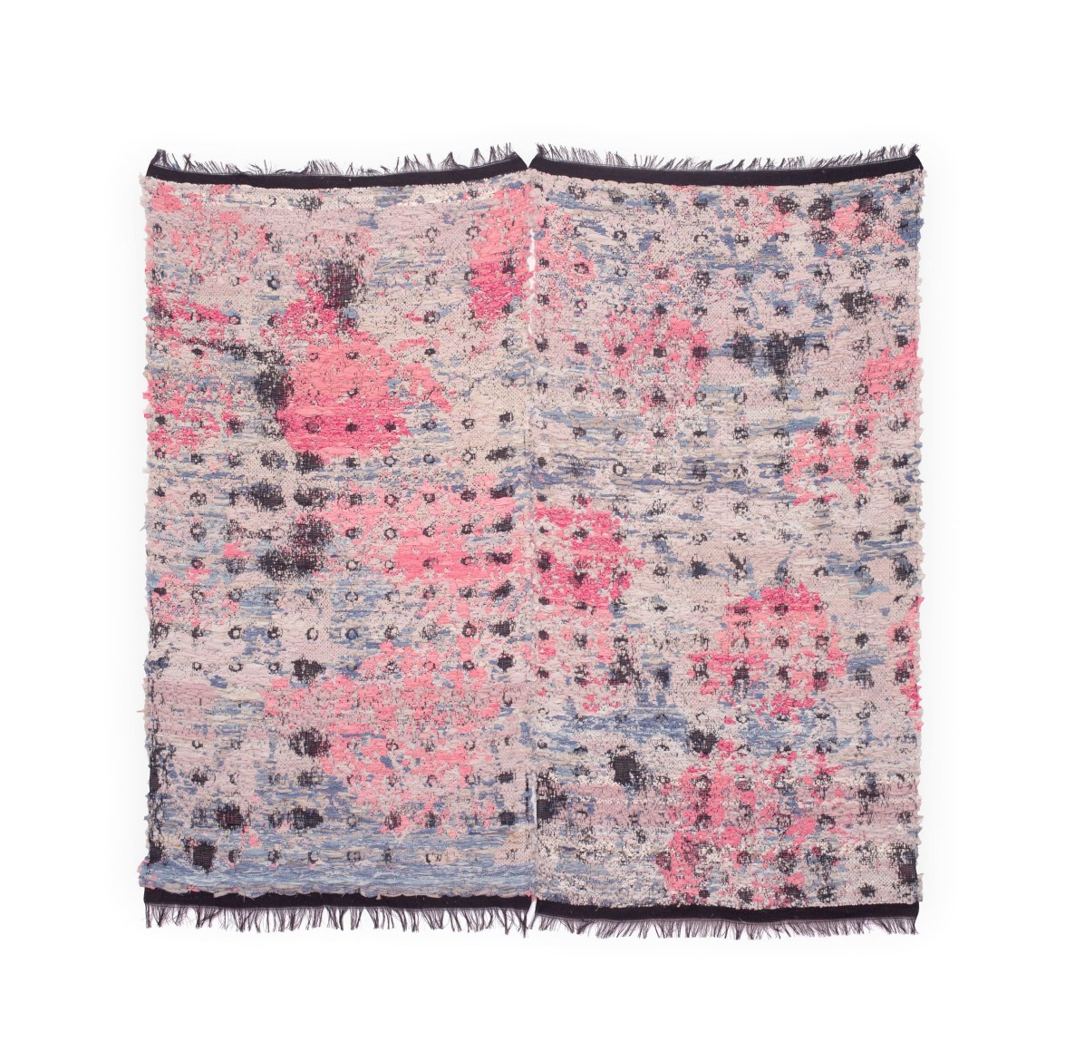 Abstract weaving by Rachel Meginnes