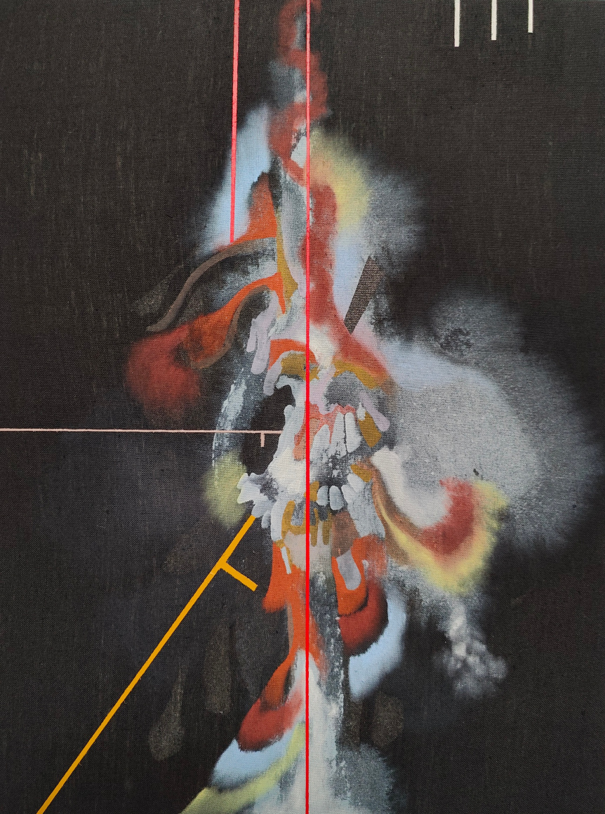 Abstract artwork in black by Luke Whitlatch