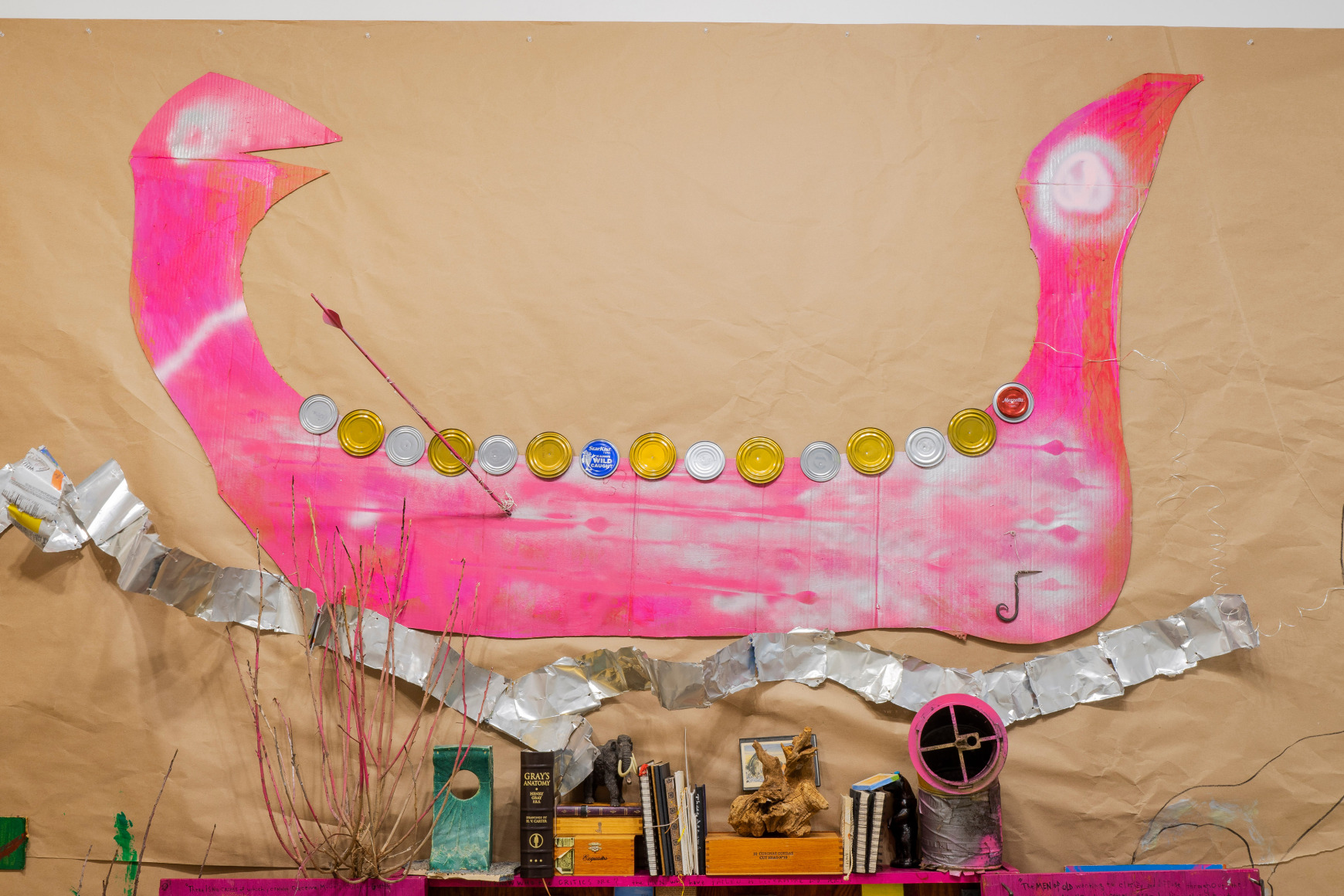 Gallery installation view of Ted Pope