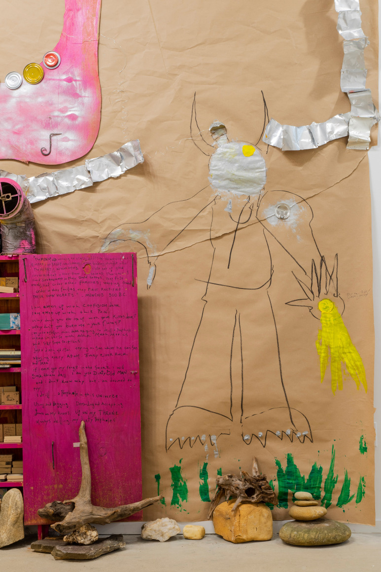 Gallery installation view of Ted Pope