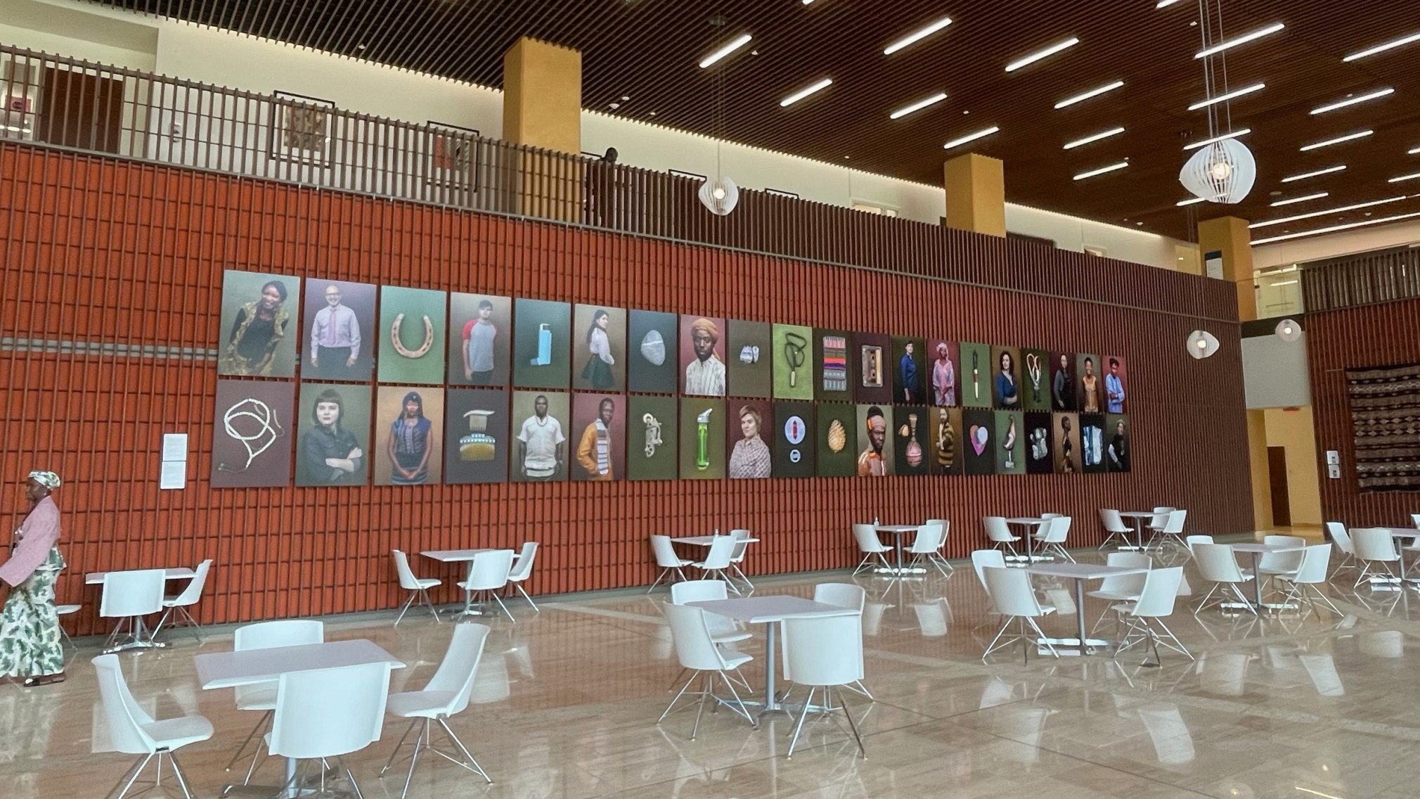 Sculptural installation by Tom Ashcraft, Max Hirshfeld, and student team