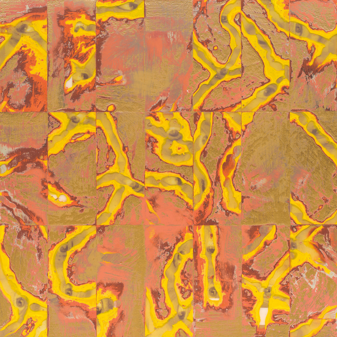 Randy Shull  Sunset, 2018  inkjet, acrylic on panel  21h x 21w in