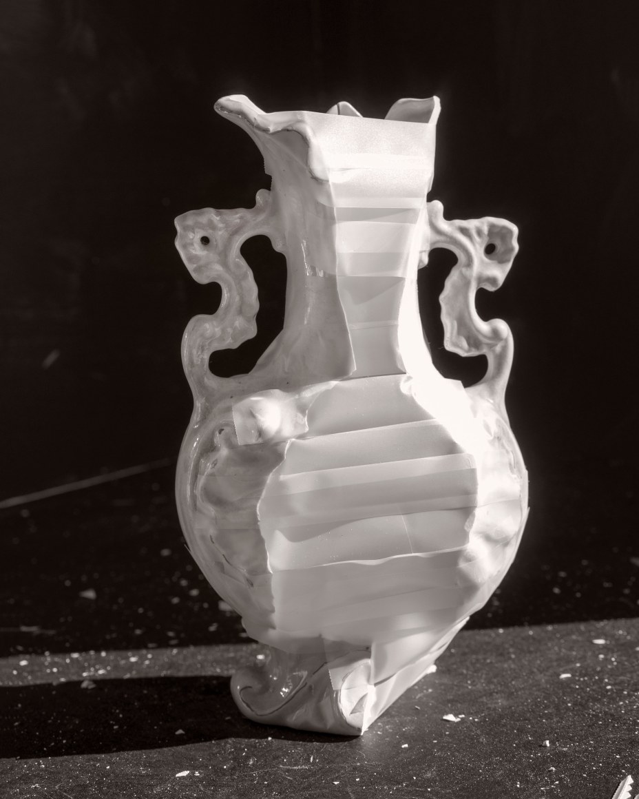 James Henkel  Repaired Vase  Archival Pigment Print  20h x 16w in   Edition of 5 30h x 24w in   Edition of 3, contemporary art, vessels, photography