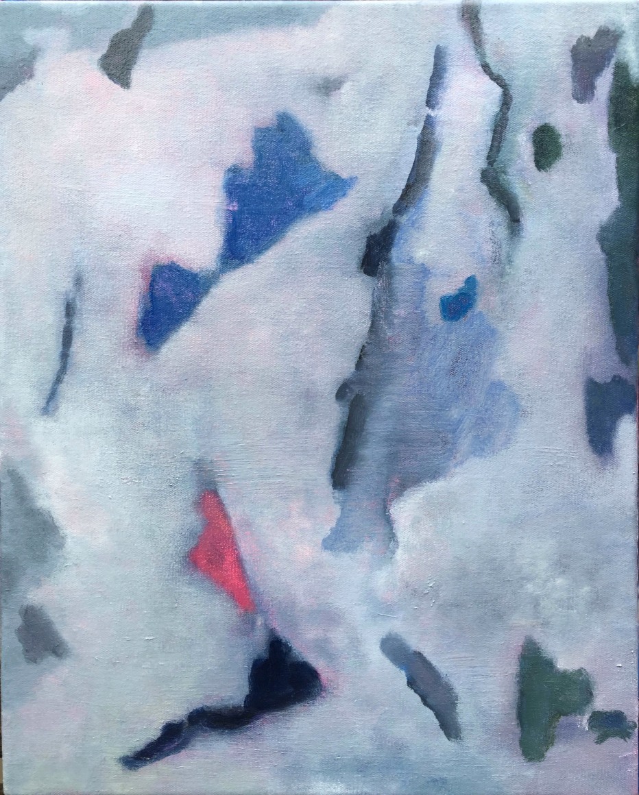 An Hoang, Untitled (reflection II), Oil on canvas, 20 x 16 inches, paintings