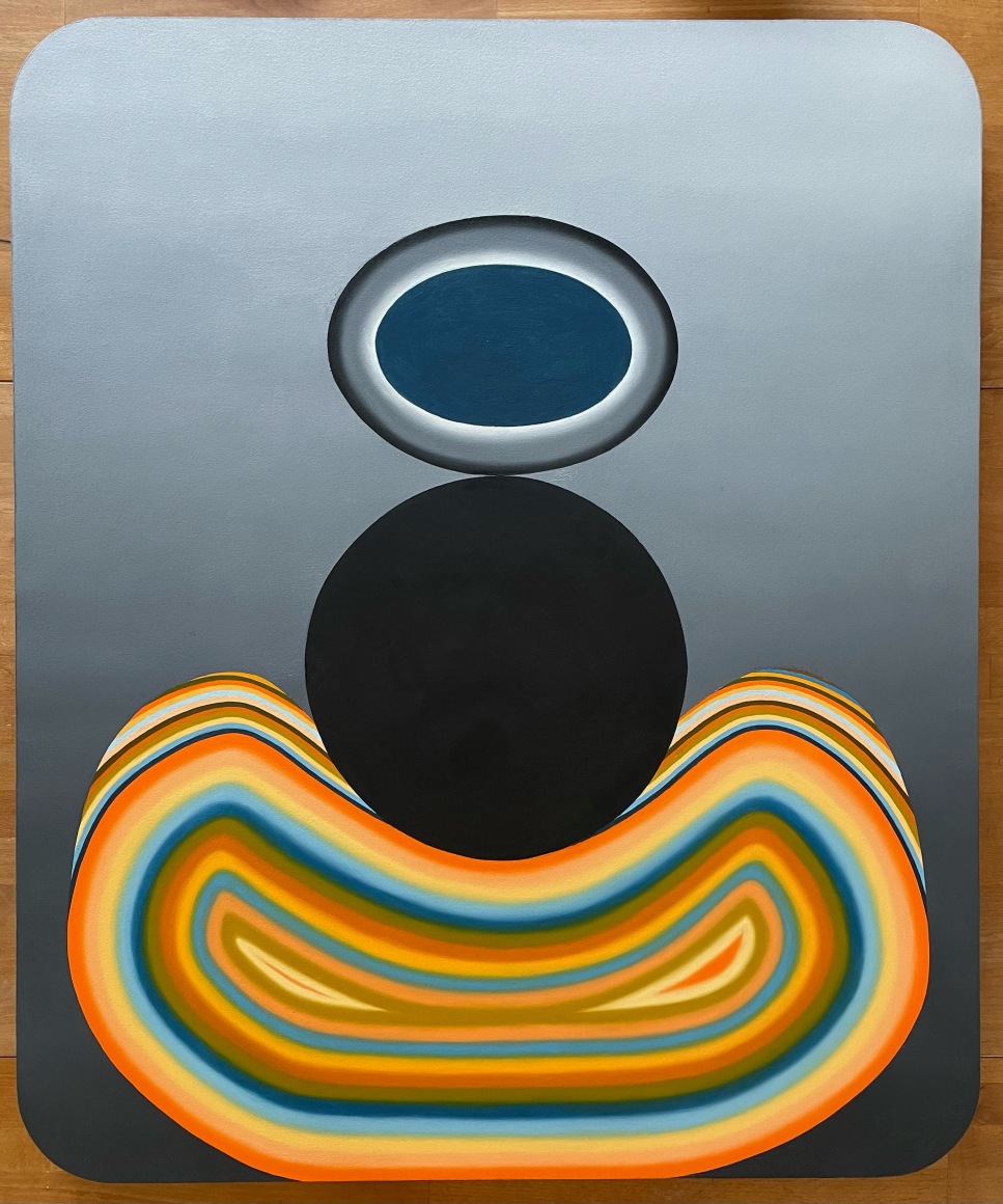 Abstract painting by Stella Alesi