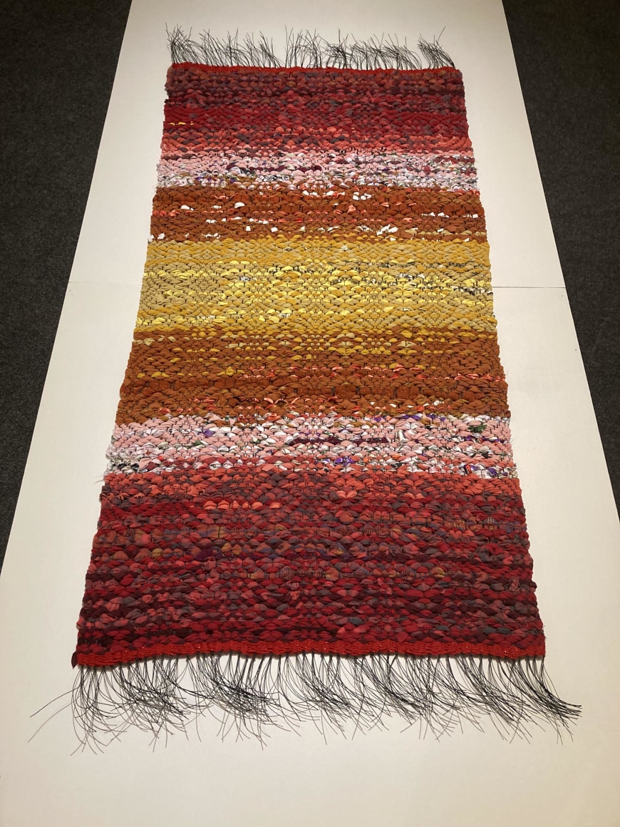 Rag rug, by Erika Diamond