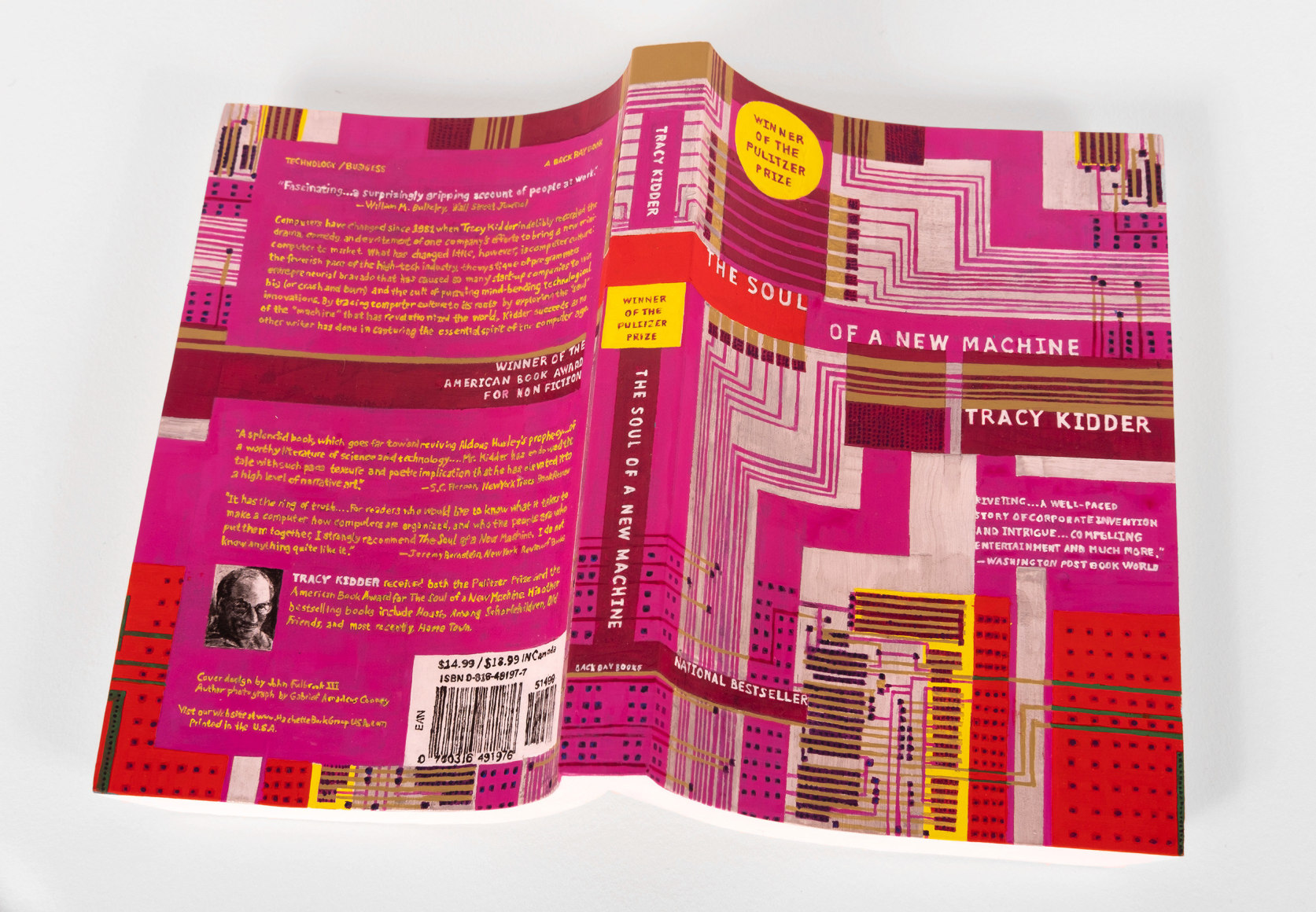 Hand-painted replica of an art book. By Hannah Cole.