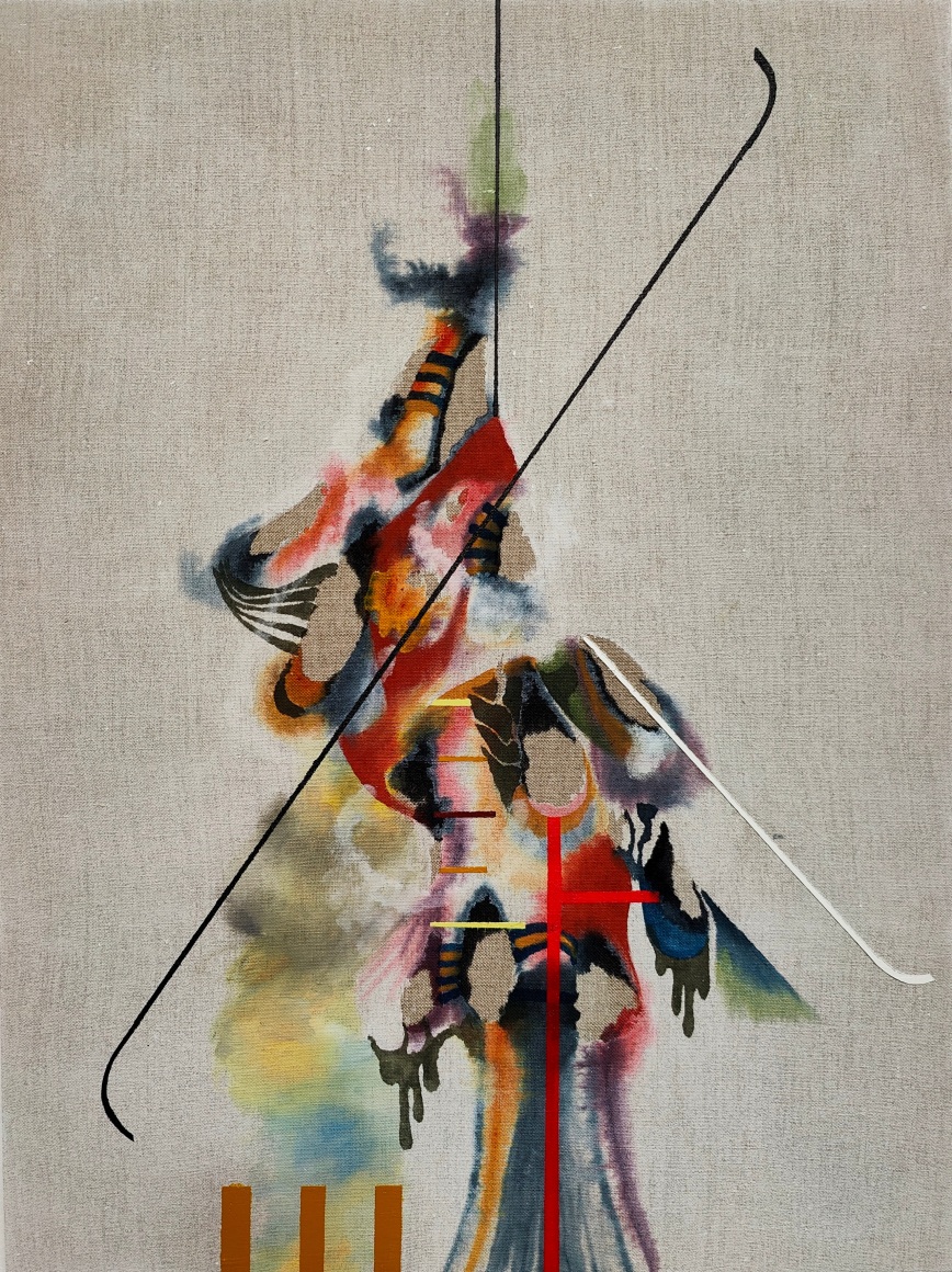 Abstract painting by Luke Whitlatch