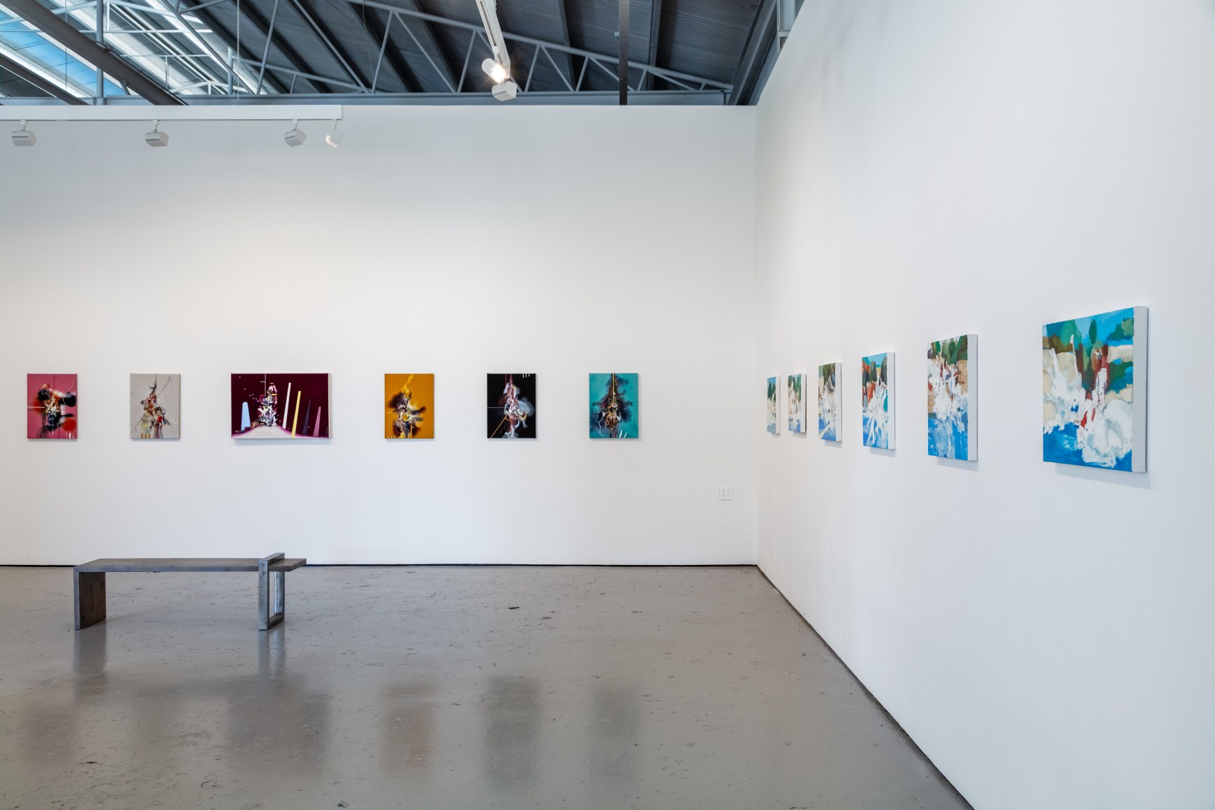 Installation view of Faris McReynolds &amp; Luke Whitlatch