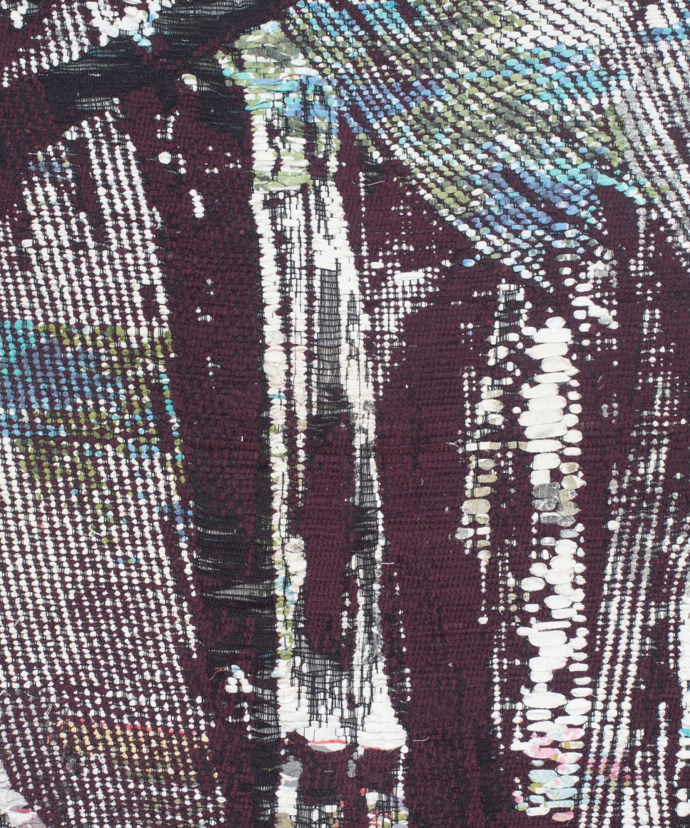 Detail of Rachel Meginnes weaving
