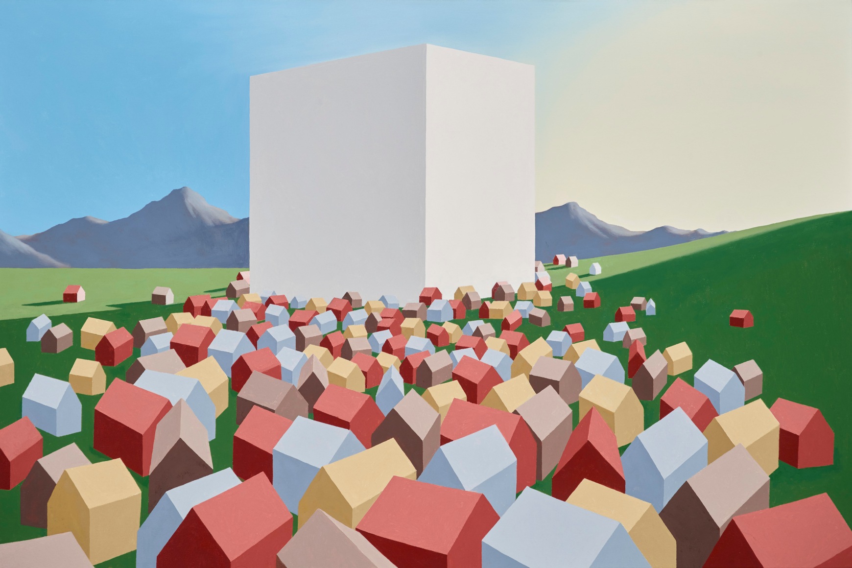 Ralston Fox Smith False God Oil on canvas 26h x 39w in, painting