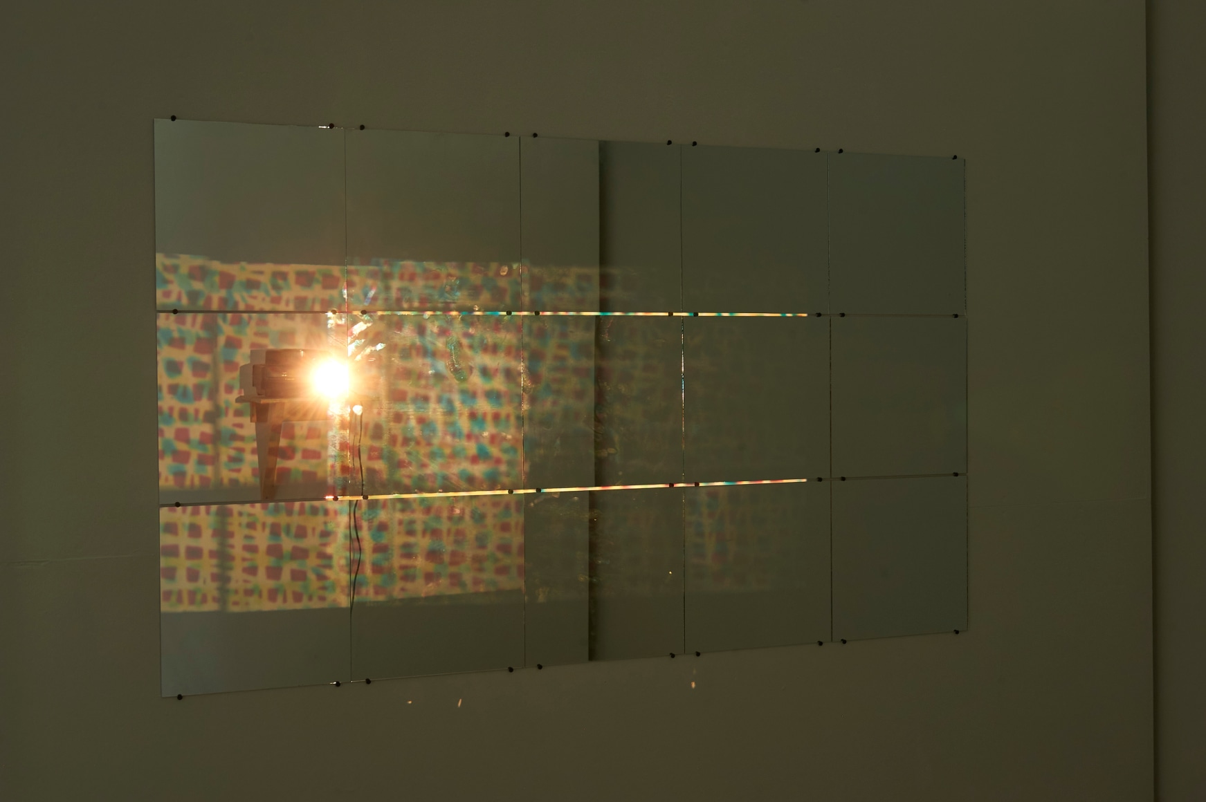 Installation of Projected Reflections Reflecting Projections