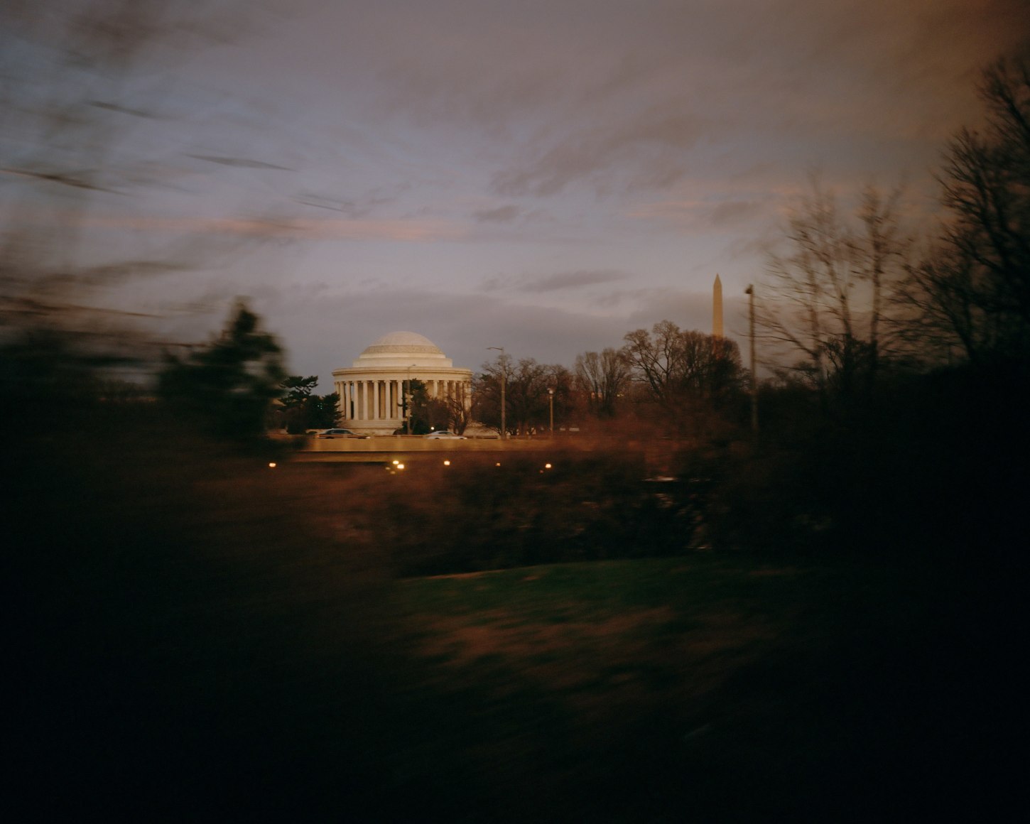 Landscape with capital building by McNair Evans