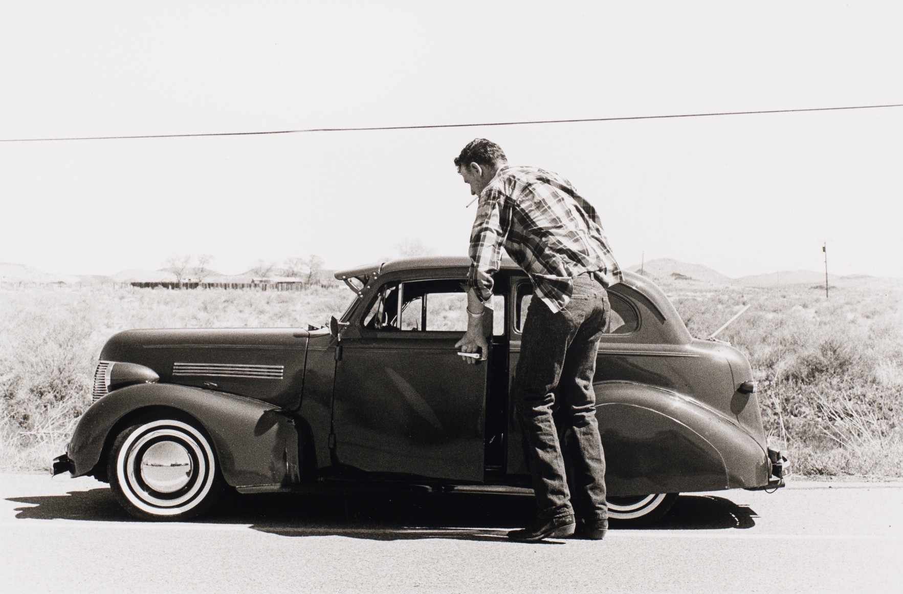 Philippe Sala&uuml;n (1943-)  Rencontre dans le Desert, Arizona, 1995  Gelatin silver print  12 x 16 inches (paper) 8 x 12 inches (image)  PS_007, Black and White Photography